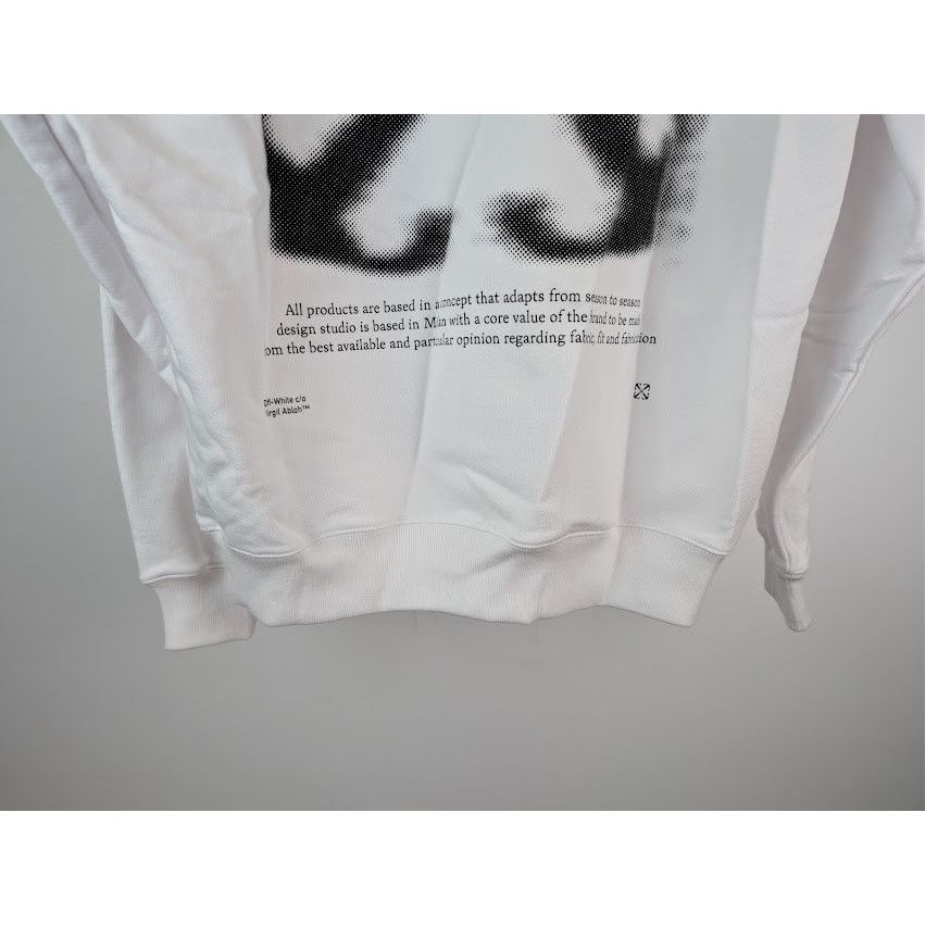 Off-White o1rshd1 Arrow Skate Hoodie in White / Black Size US M / EU 48-50 / 2 - 12 Thumbnail
