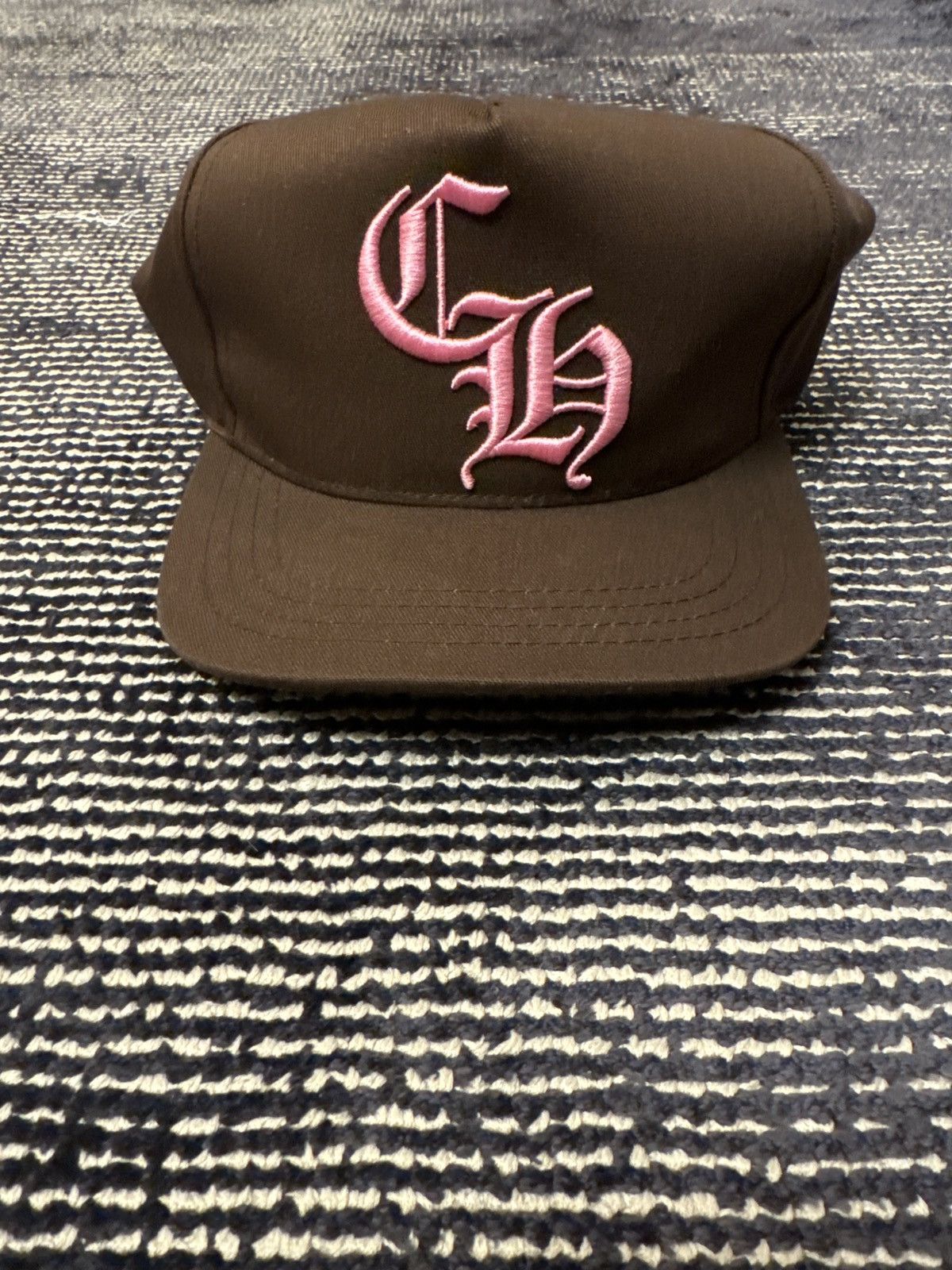 Chrome Hearts Brown and pink chrome hearts hat | Grailed