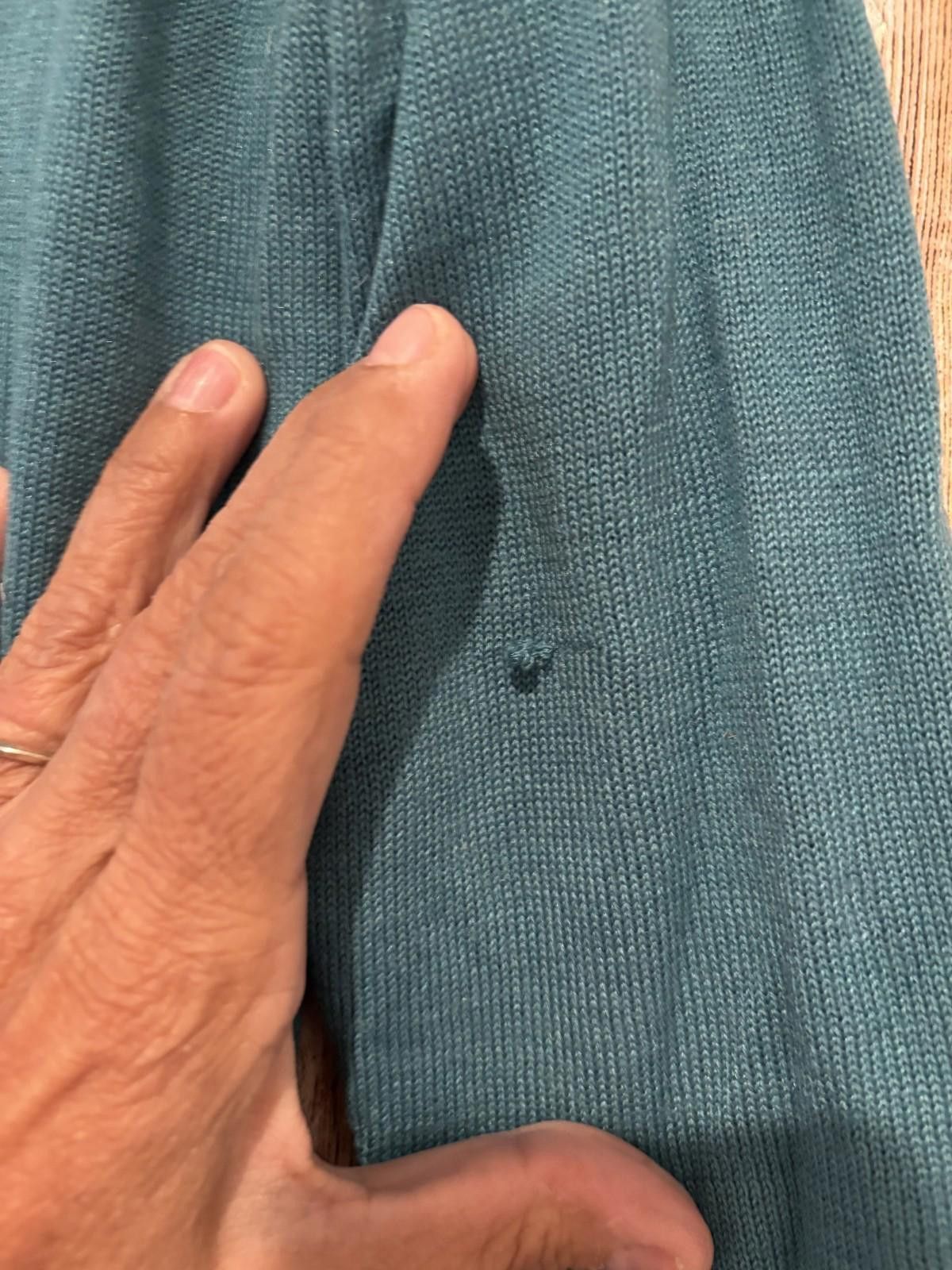 Ann Taylor Ann Taylor petites sz aqua sweater SMALL PULL ON L ARM #291 Size S / US 4 / IT 40 - 2 Thumbnail