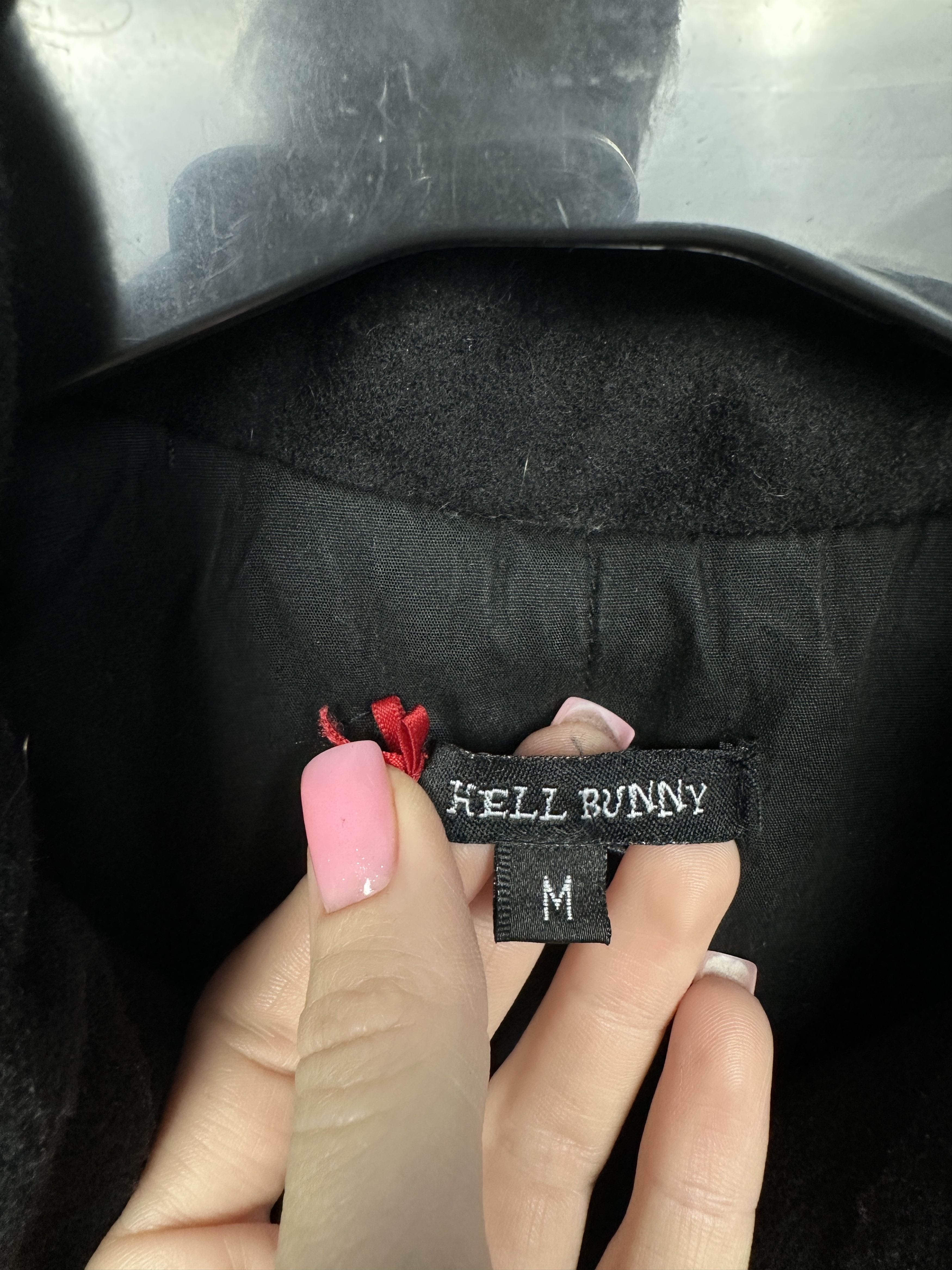 20471120 Hell Bunny Womens Avant Garde Jacket Size M / US 6-8 / IT 42-44 - 4 Thumbnail