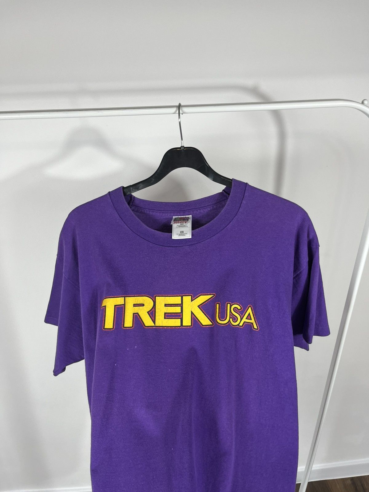 Fruit Of The Loom Vintage Trek USA Purple Tee Fruit of the Loom XL Made in USA Size US XL / EU 56 / 4 - 9 Thumbnail