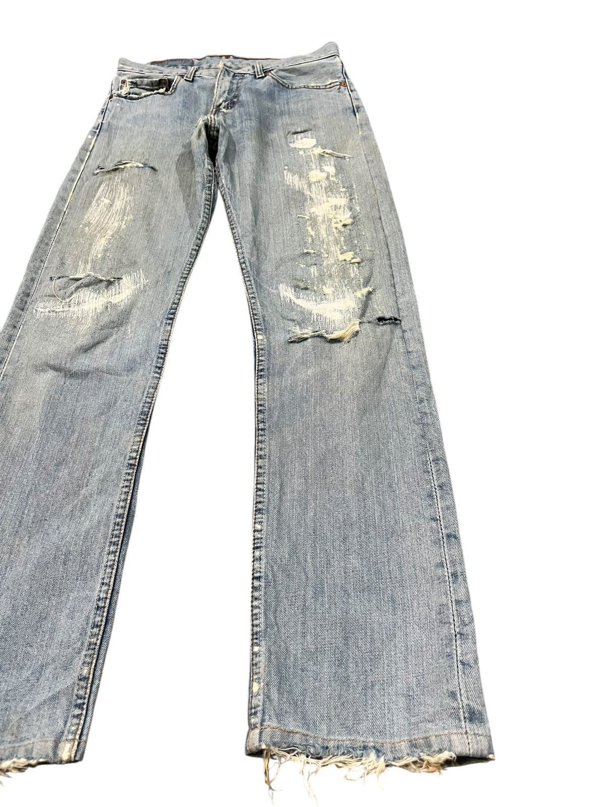 LVC × Levi's × Levi's Vintage Clothing Vintage Levi’s 505 Ripped Grunge Distressed Denim Size US 29 - 3 Thumbnail