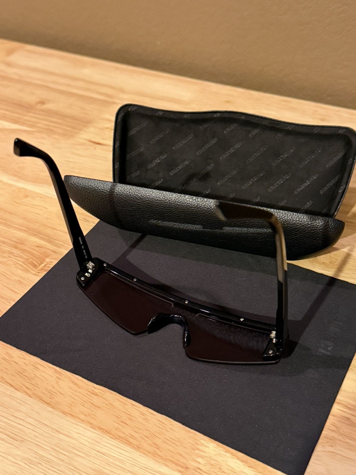 Balenciaga Balenciaga Eyewear Ski Rectangular Frame Sunglasses Size ONE SIZE - 5 Thumbnail