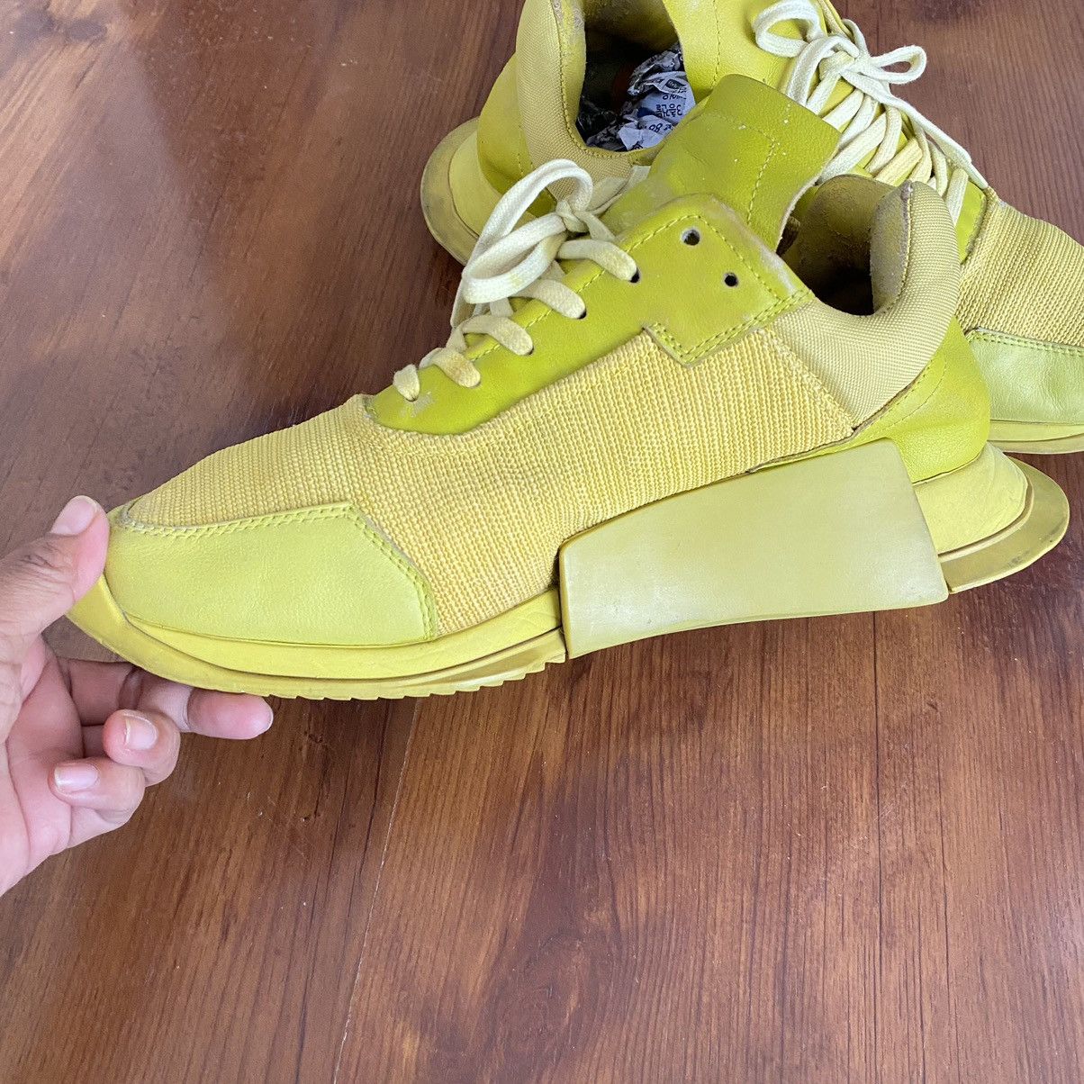 Rick Owens ADIDAS X RICK OWENS NEW RUNNER Size US 9.5 / EU 42-43 - 4 Thumbnail