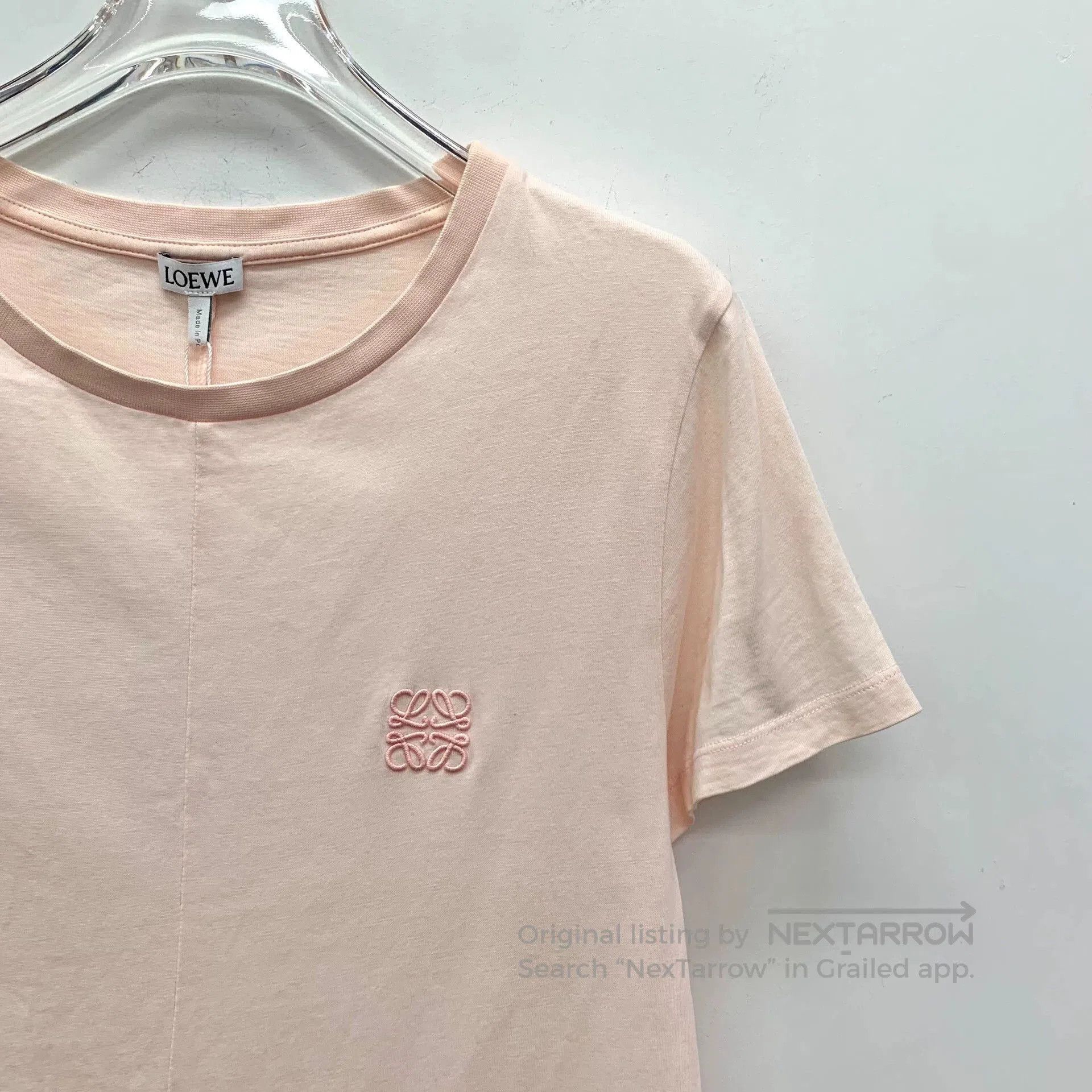 Loewe Loewe Logo Embroidered Cotton Short Sleeve T-shirt. Size US M / EU 48-50 / 2 - 3 Thumbnail