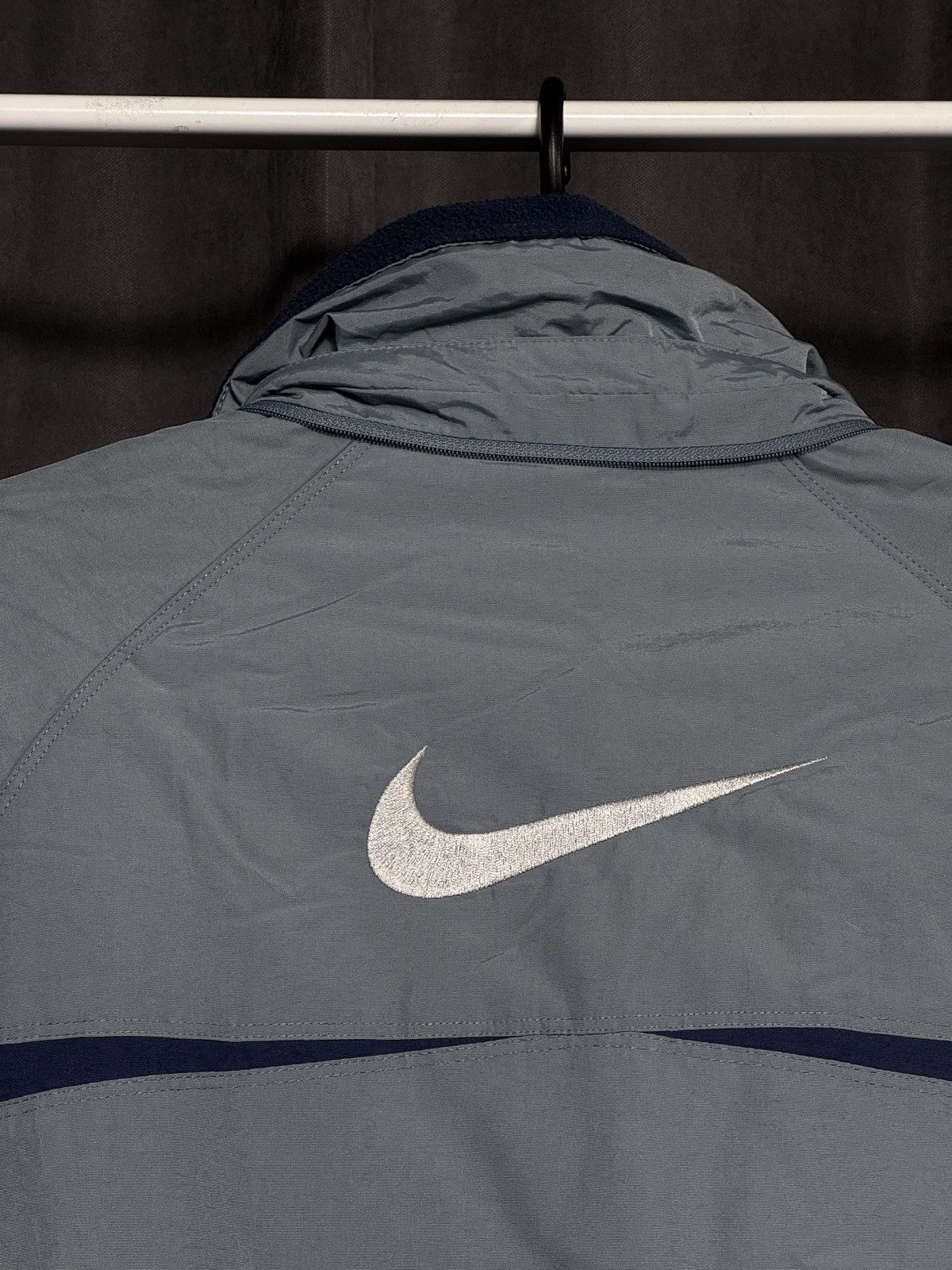 Nike × Vintage Nike vintage puffer jacket big Swoosh Size US S / EU 44-46 / 1 - 3 Thumbnail