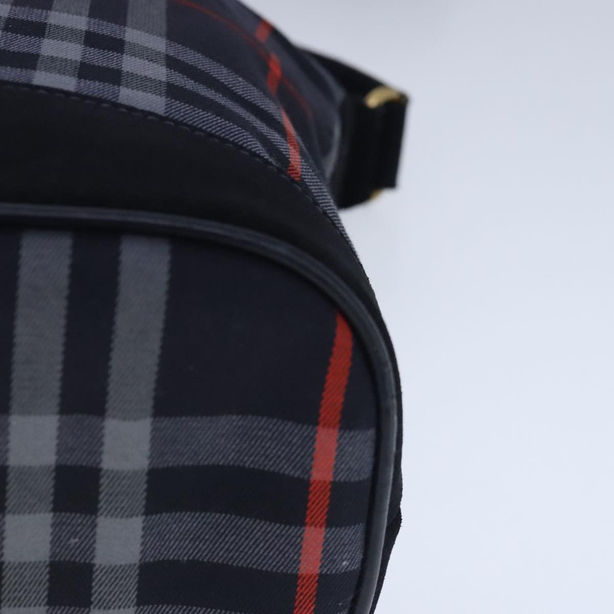 Burberry Burberry Nova Check Shoulder Bag Canvas Navy Gold Size ONE SIZE - 14 Thumbnail