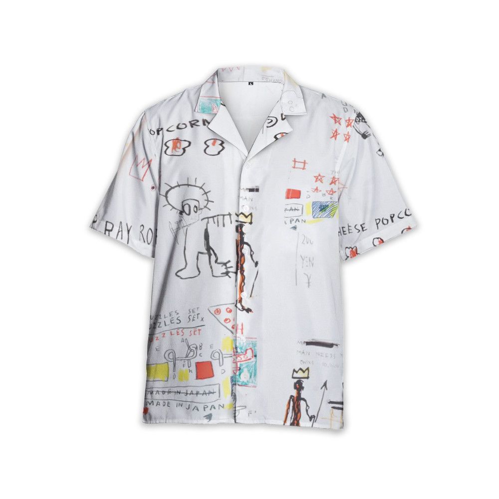 Designer Graphic-Print Cotton Shirt Size US S / EU 44-46 / 1 - 3 Thumbnail