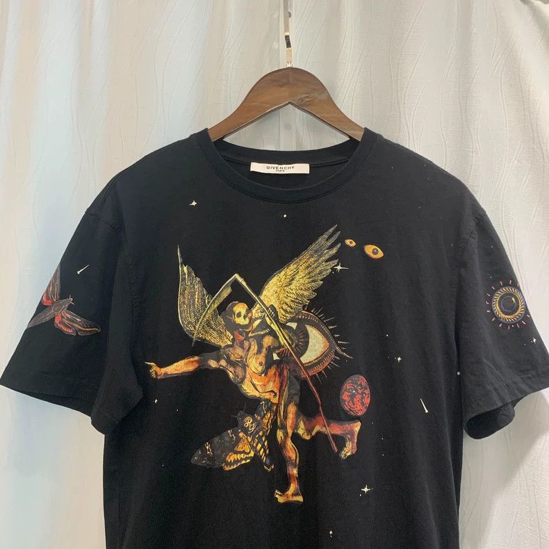 Givenchy Givenchy Short Sleeve T-shirt Black Printed Size US XL / EU 56 / 4 - 3 Thumbnail