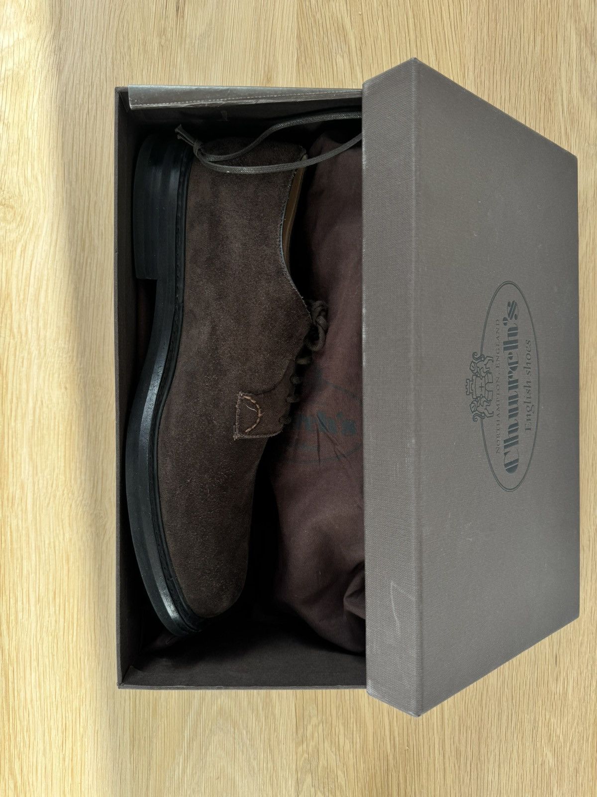 Church's DEAL!! Church’s Shannon LW Suede Derby Size US 10.5 / EU 43-44 - 5 Thumbnail