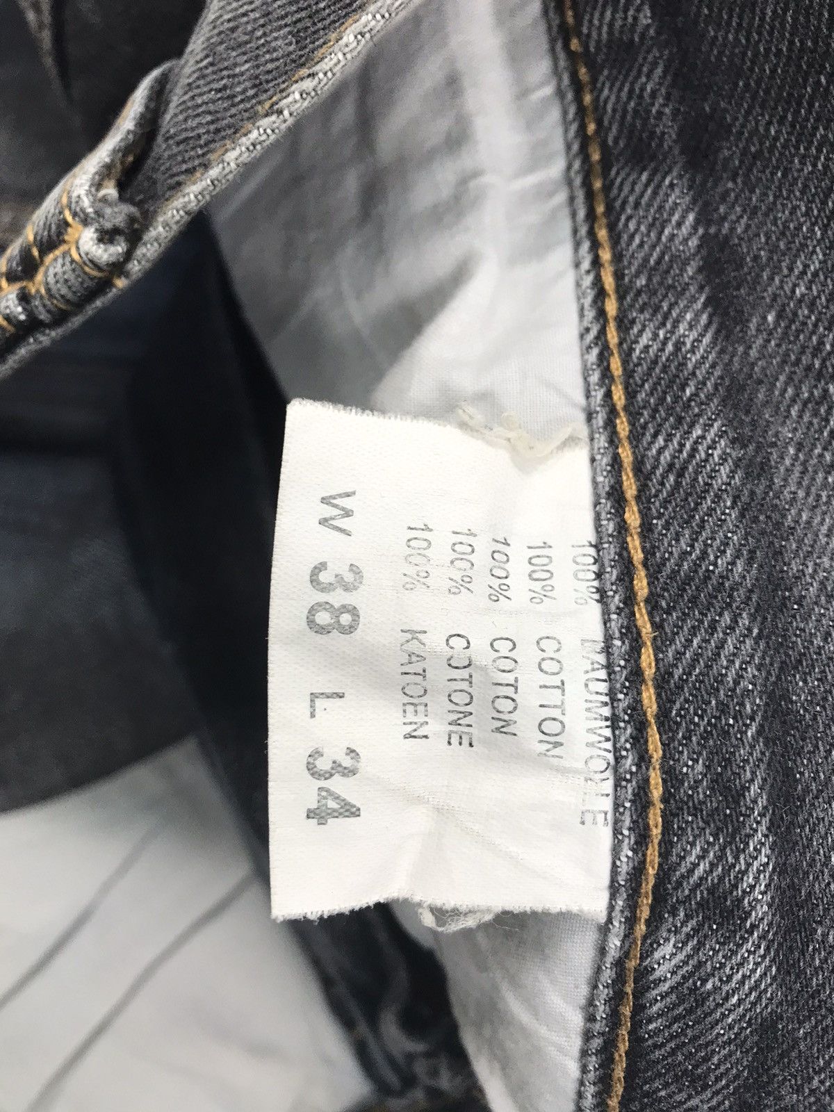 Dickies × Vintage Vintage dickies spell out embroidered denim Size US 40 / EU 56 - 13 Thumbnail