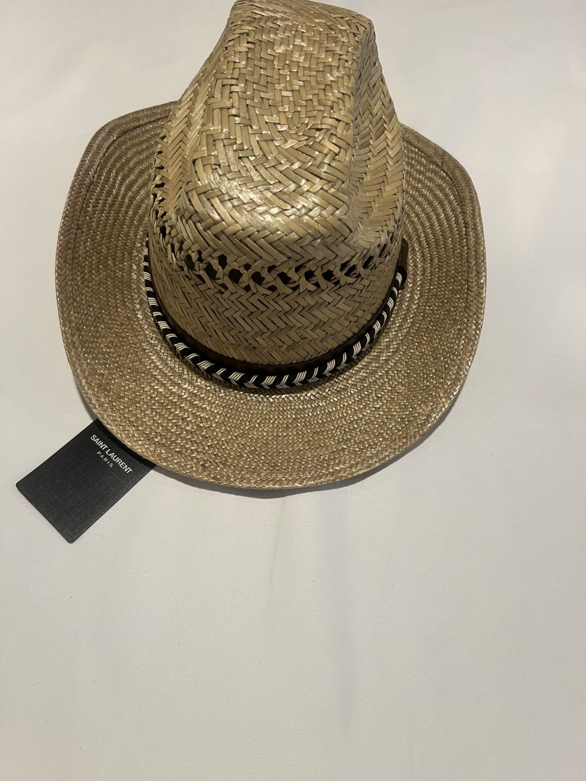 Saint Laurent Paris Saint Laurent straw hat. S. $895 Size ONE SIZE - 1 Thumbnail