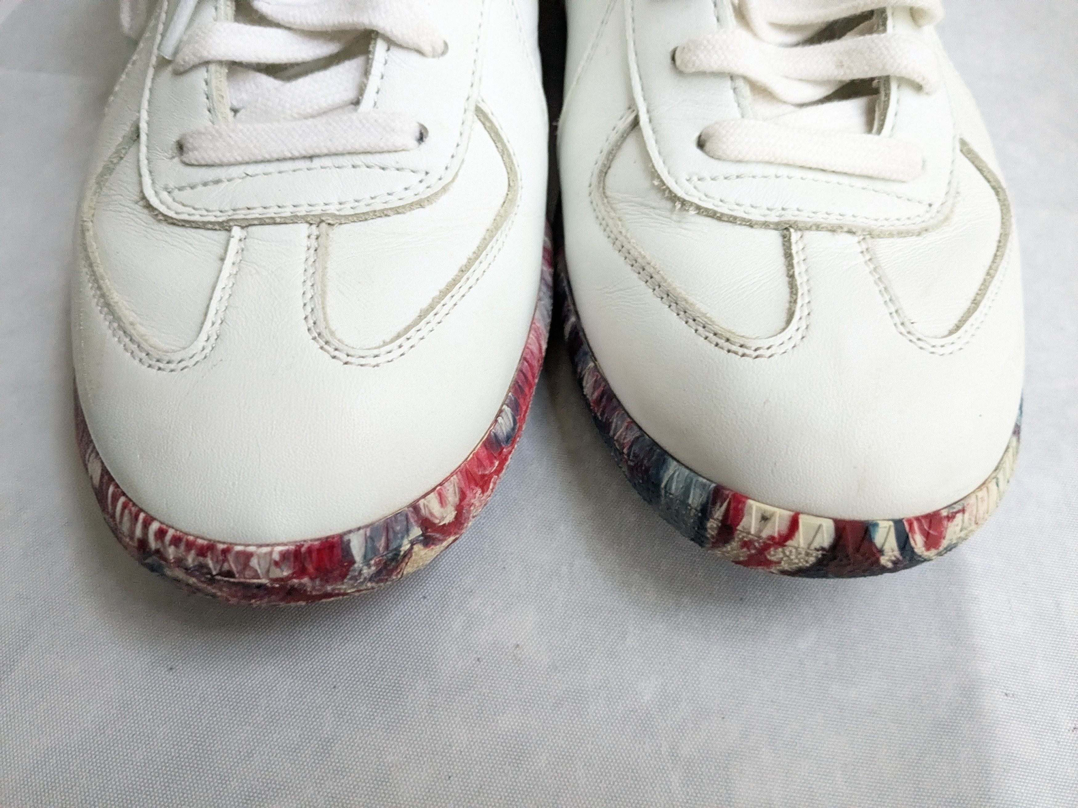 Maison Margiela Maison Margiela Replica GAT White 9 42 High Tops Rainbow Size US 9 / EU 42 - 3 Thumbnail