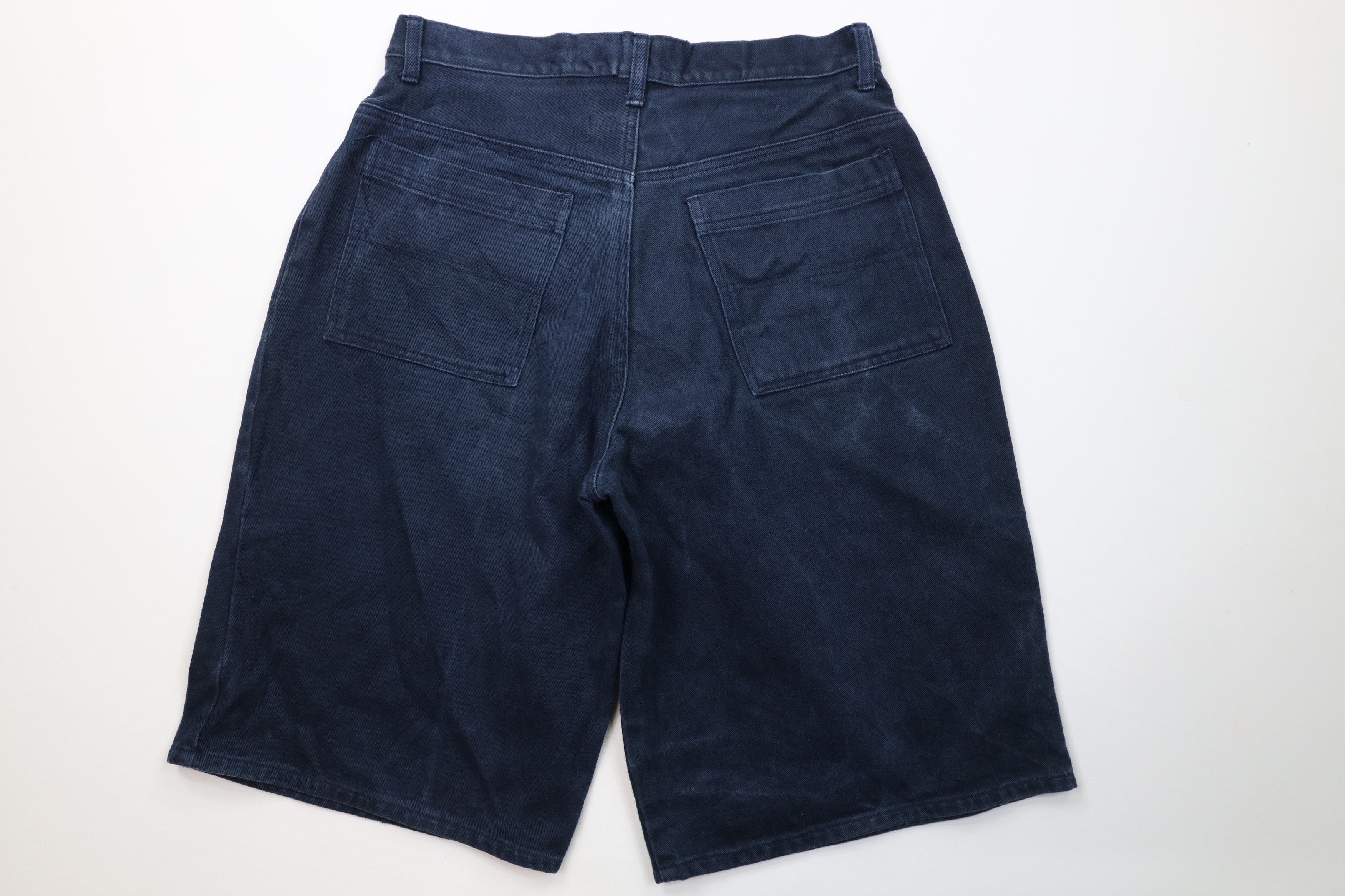 Vintage Vintage 90s Streetwear Pocket Skateboard Denim Shorts Blue Size US 32 / EU 48 - 9 Thumbnail