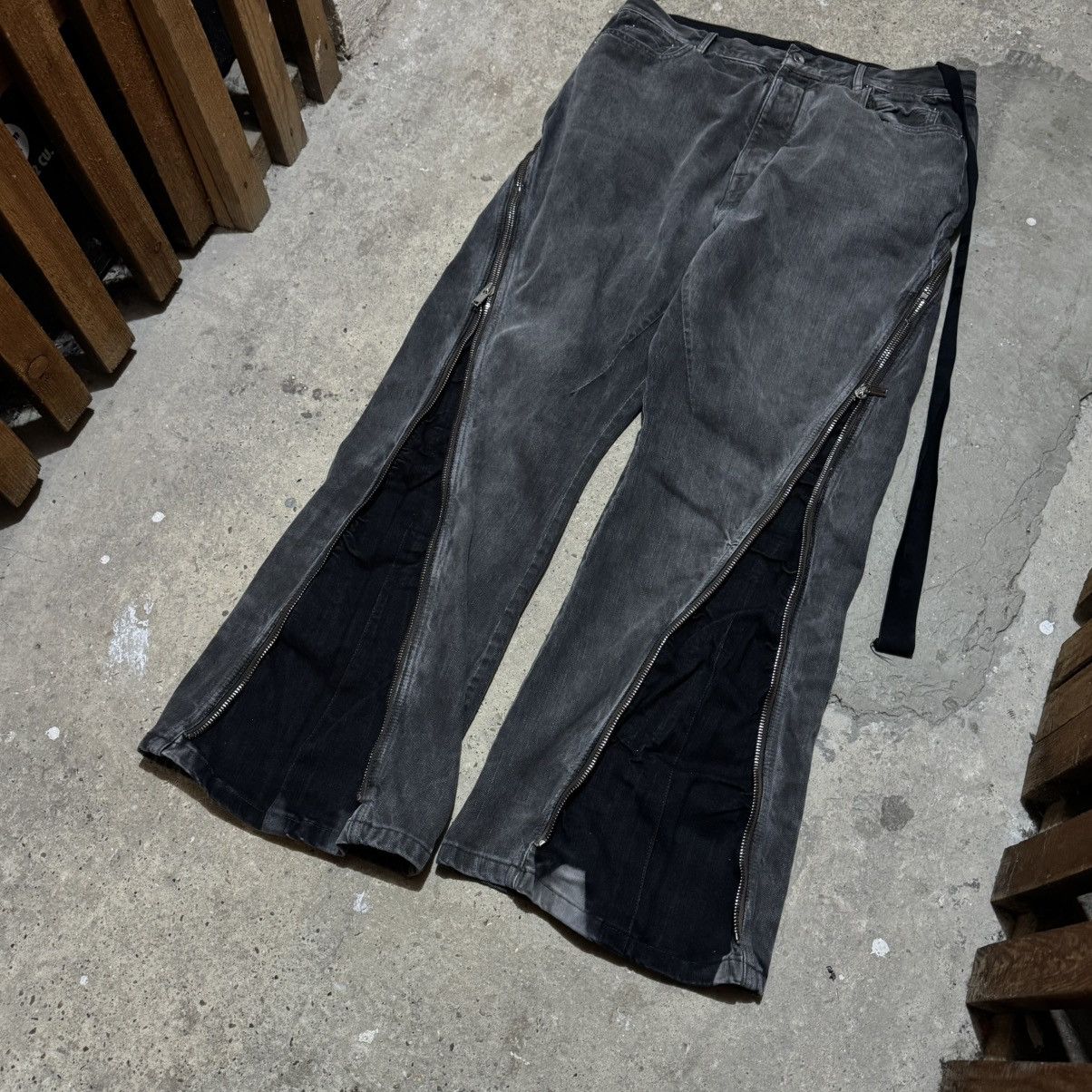 Rick Owens Rick Owens DRKSHDW Bolan Banana dark dust Size US 36 / EU 52 - 2 Thumbnail