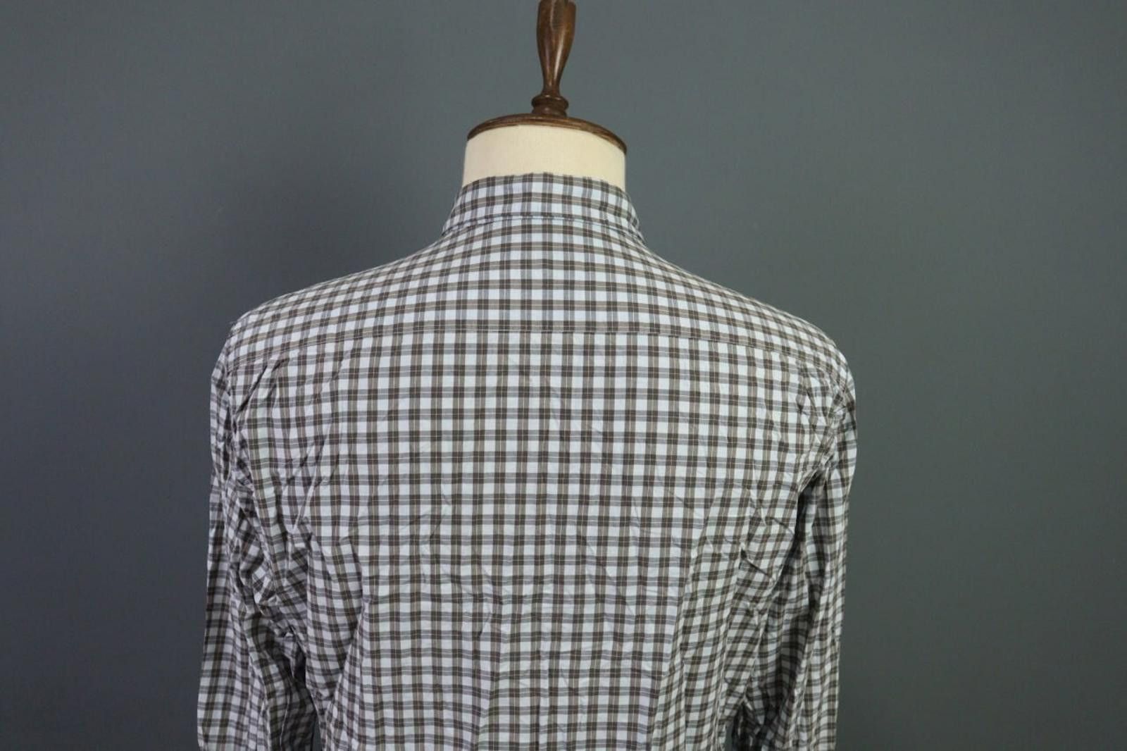 Ermenegildo Zegna Ermenegildo Zegna Multi Plaid Button Down Shirt Size L Size US L / EU 52-54 / 3 - 10 Thumbnail