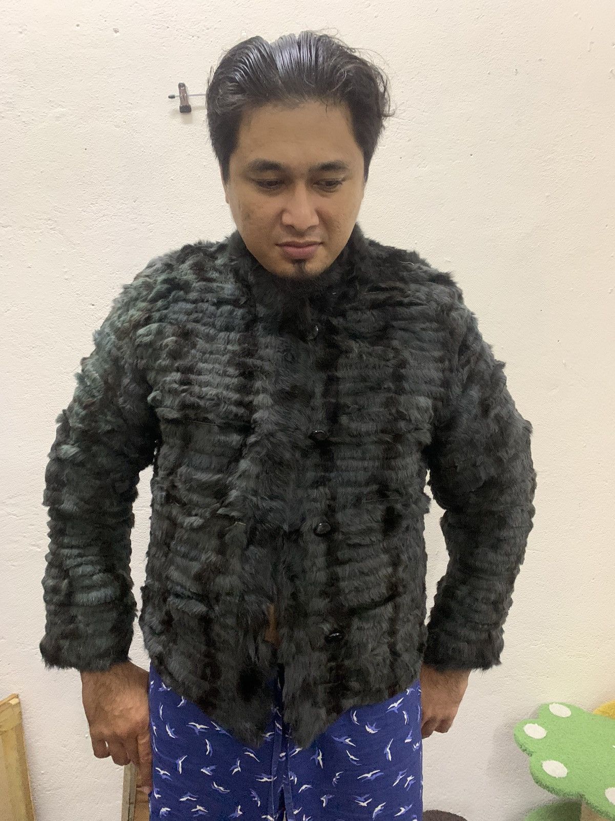 Japanese Brand Fur Rabbit Reversible Jacket Nice Design Size M / US 6-8 / IT 42-44 - 15 Thumbnail