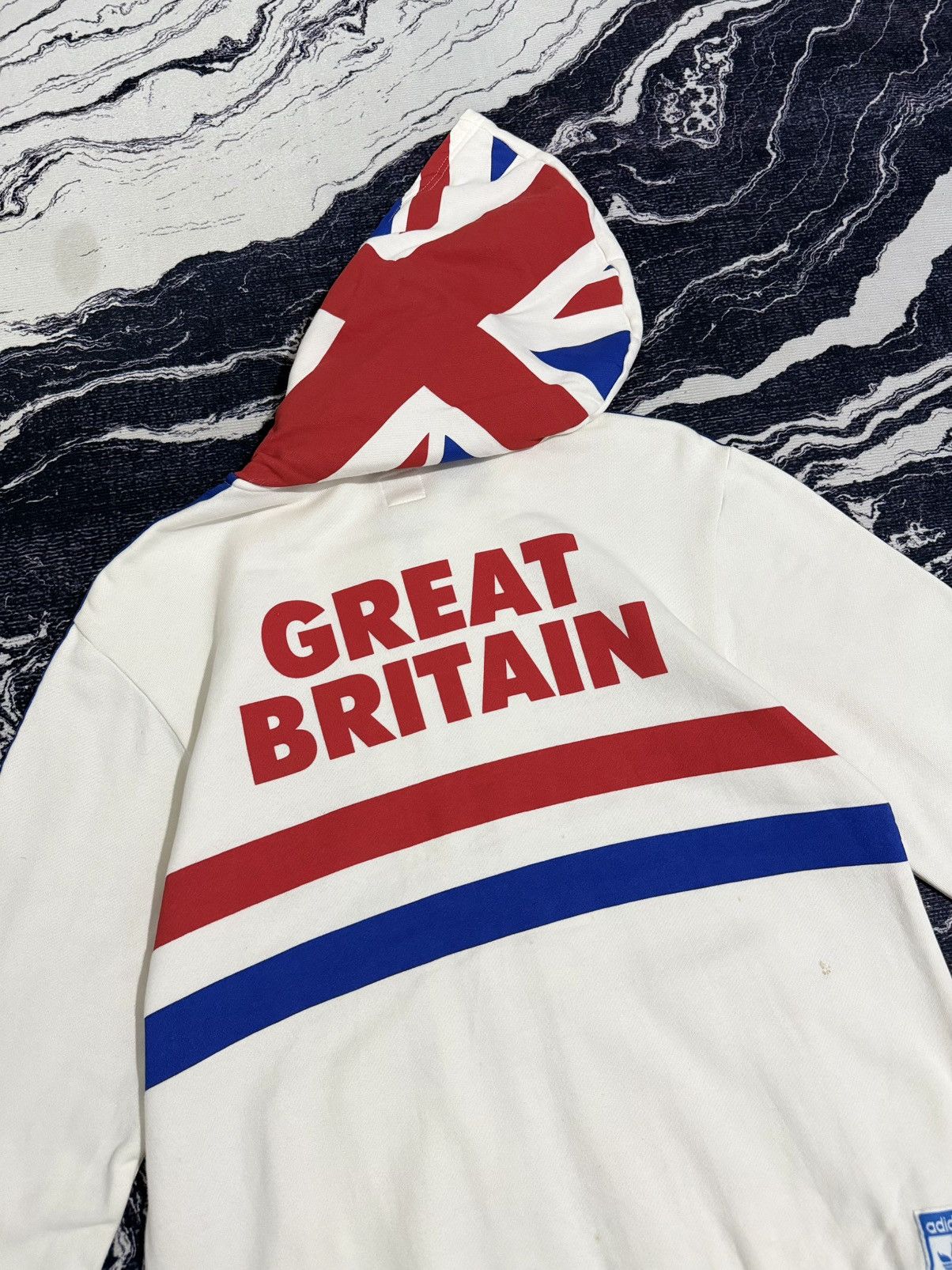 Vintage Vintage y2k adidas great britain ziphoodie Size US M / EU 48-50 / 2 - 10 Thumbnail