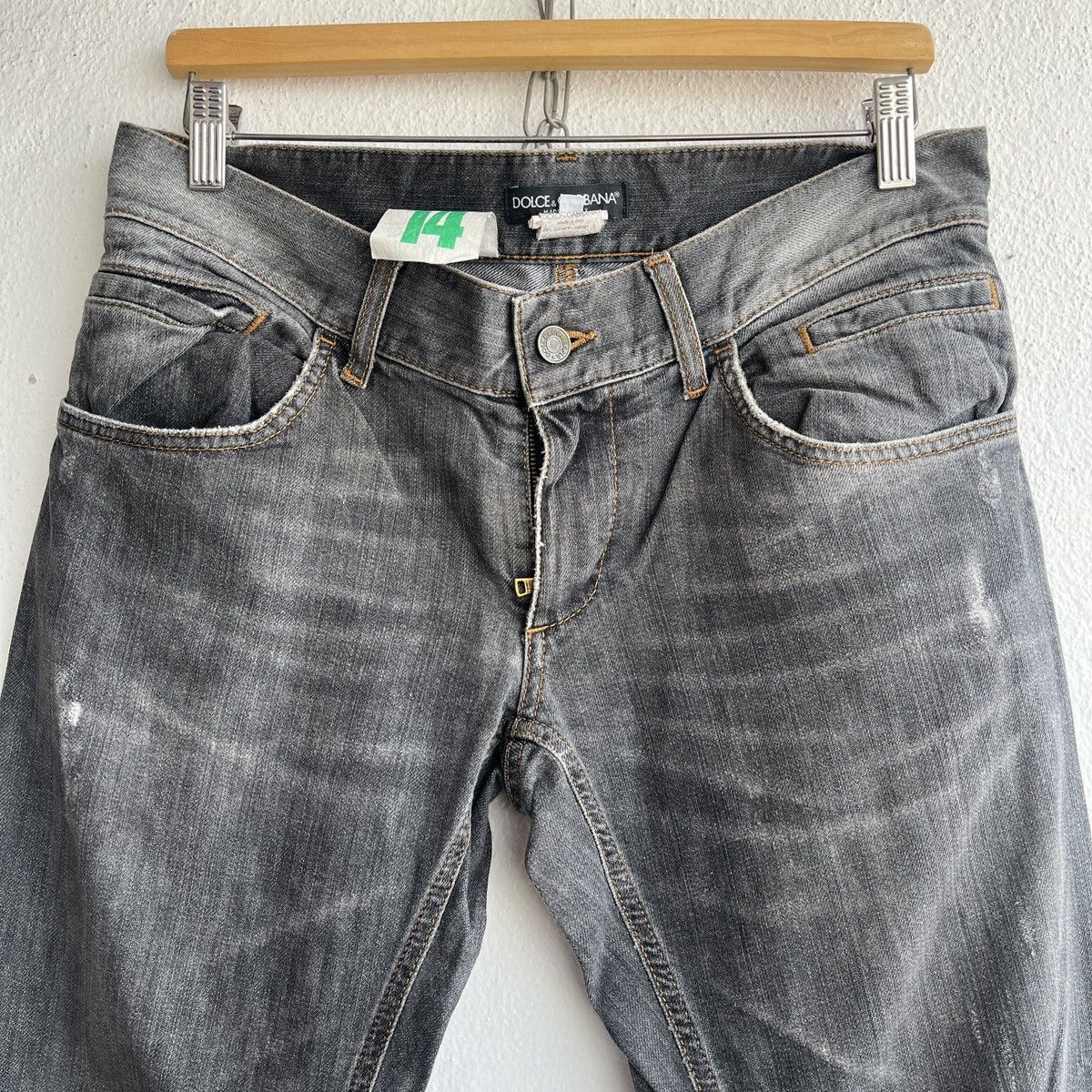 Dolce & Gabbana Vintage 1980s Distressed DOLCE & GABBANA Denim Jeans Size US 33 - 25 Thumbnail