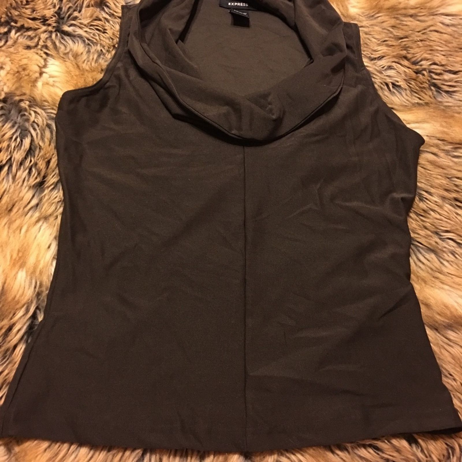 Express Express soft stretchy cowl neck sleeveless top Size S / US 4 / IT 40 - 3 Thumbnail