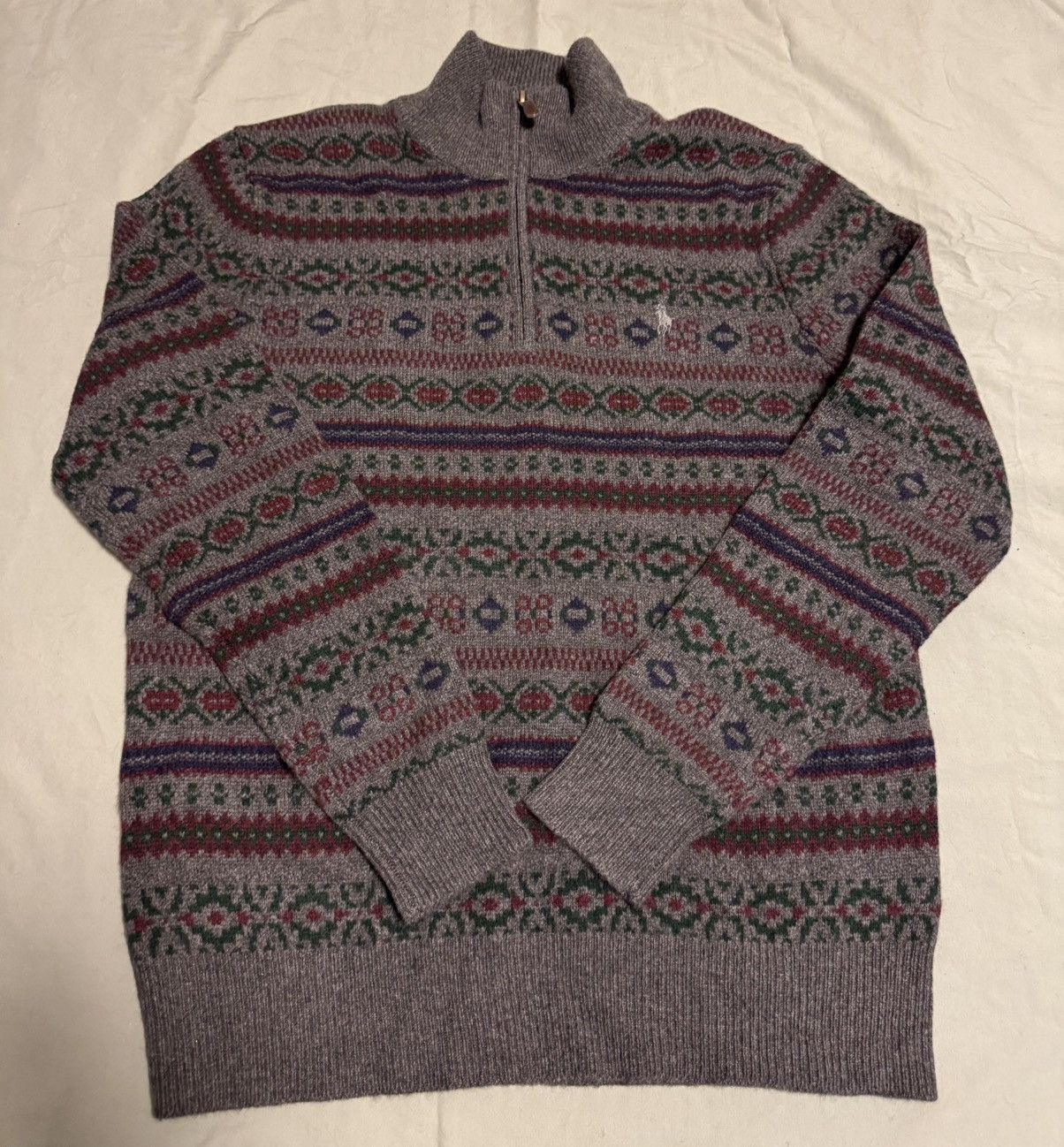 Polo Ralph Lauren Polo Ralph Lauren Size Medium Wool Cashmere Fair Isle sweate Size US M / EU 48-50 / 2 - 1 Thumbnail