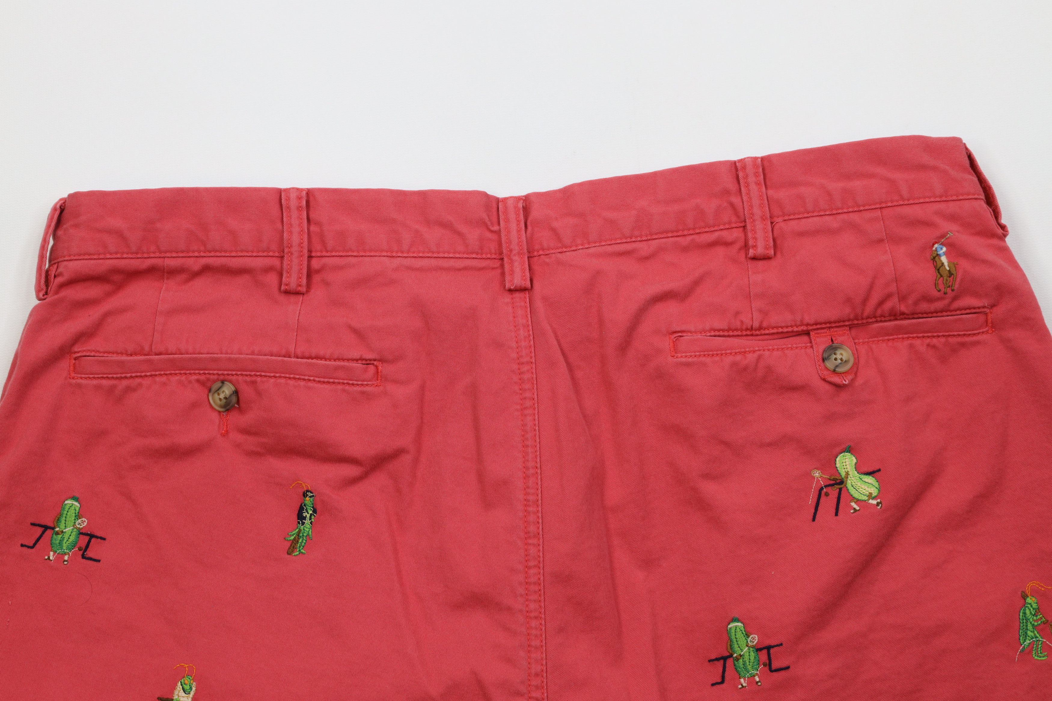 Polo Ralph Lauren Vintage Ralph Lauren Sports All Over Print Chino Shorts Red Size US 38 / EU 54 - 10 Thumbnail