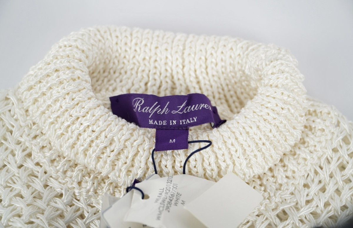 Ralph Lauren Purple Label Ralph Lauren Purple Label - Knit Jumper - Off white Size M / US 6-8 / IT 42-44 - 3 Thumbnail