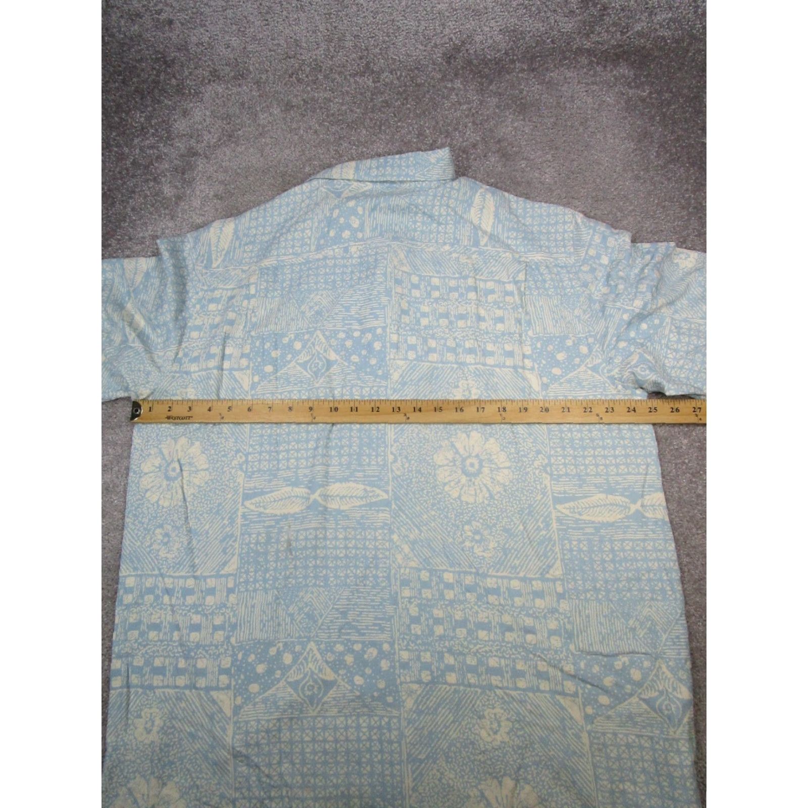 Tommy Bahama Tommy Bahama Shirt Mens XL Blue Silk Button-Up Casual Short Sleeve Collared Knit? No—Silk Button-Up Shirt, Tommy Bahama, Blue, XL, Men, Casual Size US XL / EU 56 / 4 - 6 Thumbnail