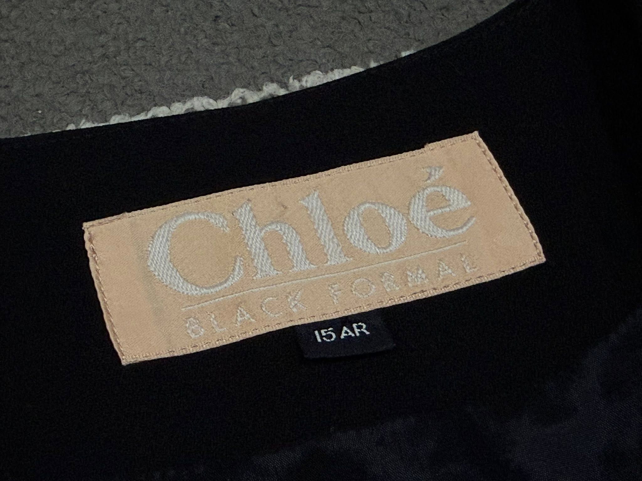 Chloe BLACK FORMAL designer BLAZER XS 8136