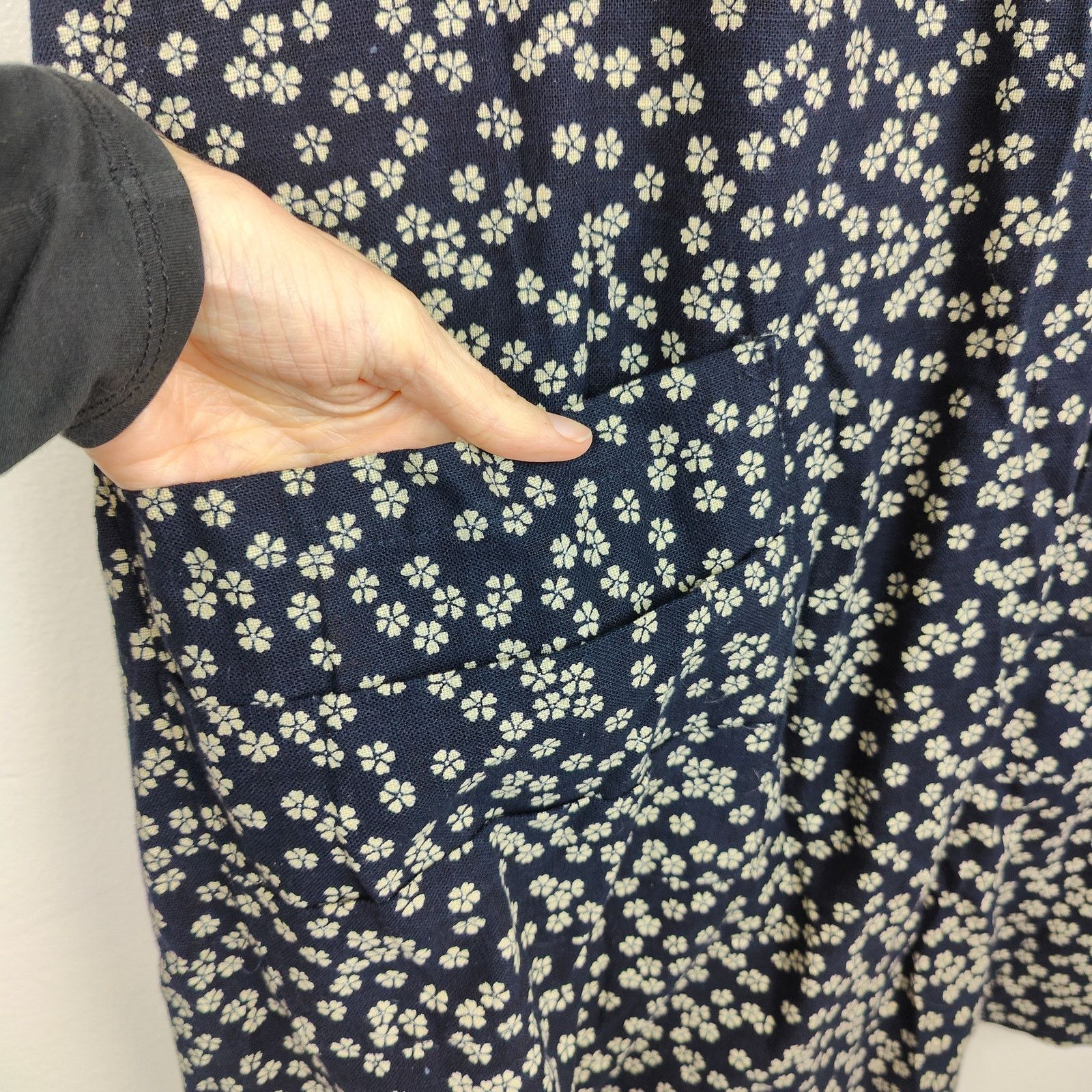 Other Matrushka Dress Womens Medium Black Micro Floral Pockets Size M / US 6-8 / IT 42-44 - 4 Thumbnail