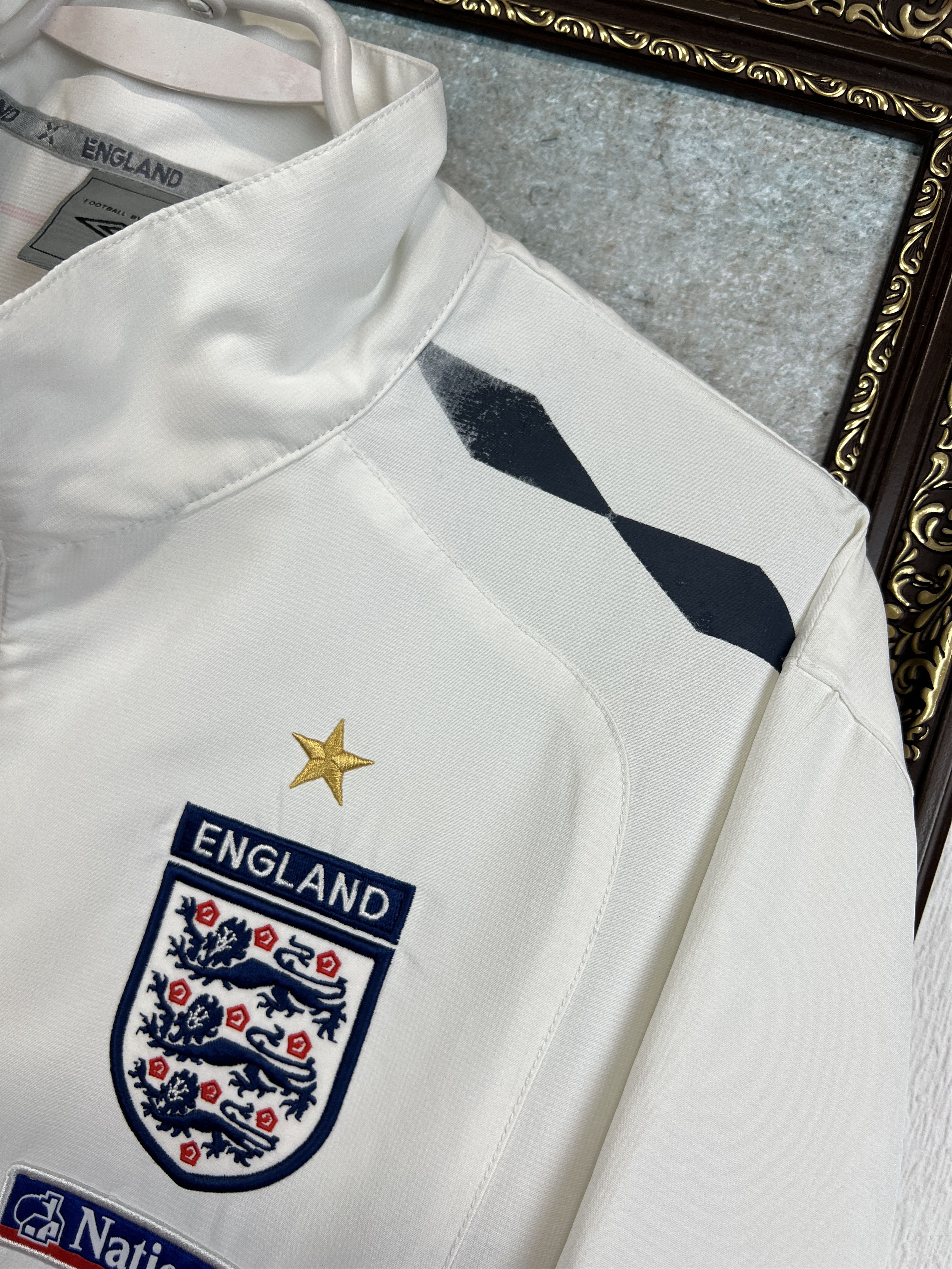 Umbro England Football Train Track Top Jacket National Team Rare Size US L / EU 52-54 / 3 - 7 Thumbnail