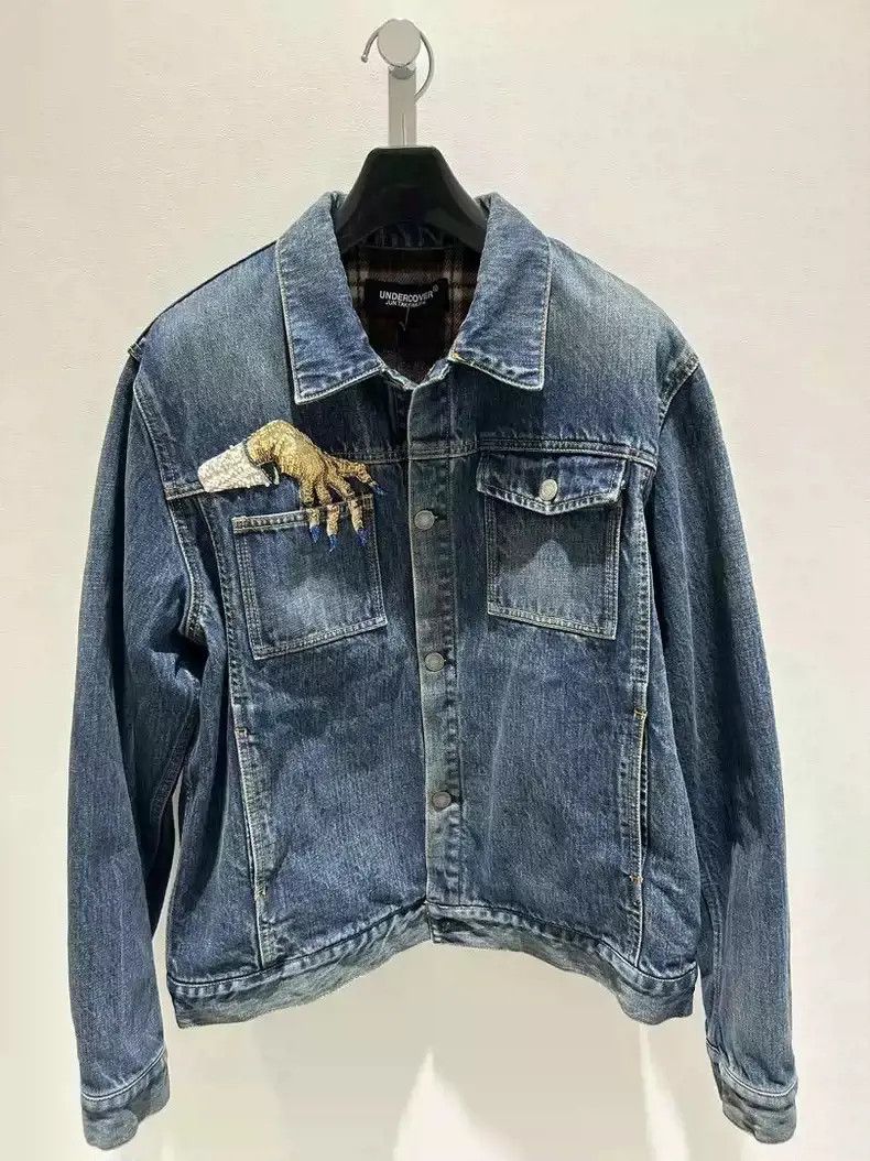 Undercover undercover23fw Ghost hand denim jacket | Grailed