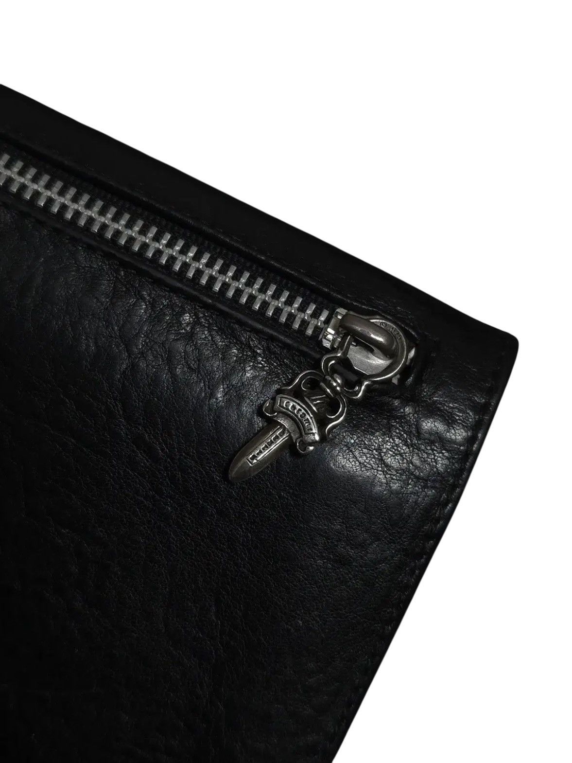 Chrome Hearts Cross Button Heavy Leather Long Wallet Size ONE SIZE - 7 Thumbnail