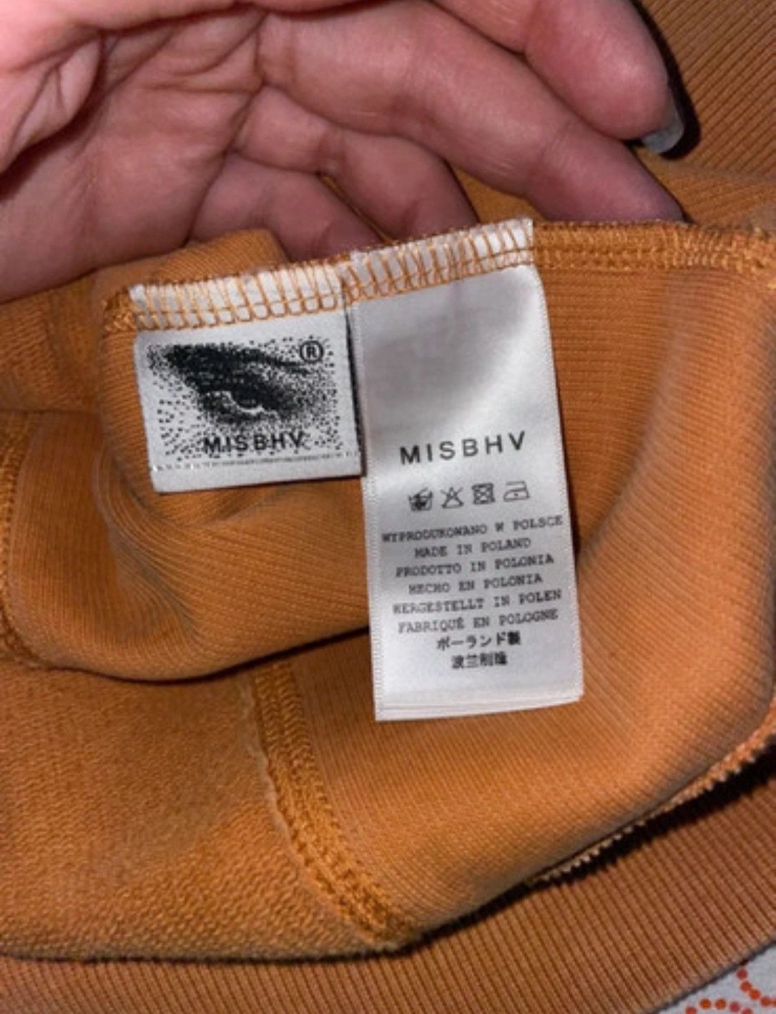 Misbhv MISBHV Orange Jordan Barrett Edition Zipped Hoodie Size US S / EU 44-46 / 1 - 4 Thumbnail