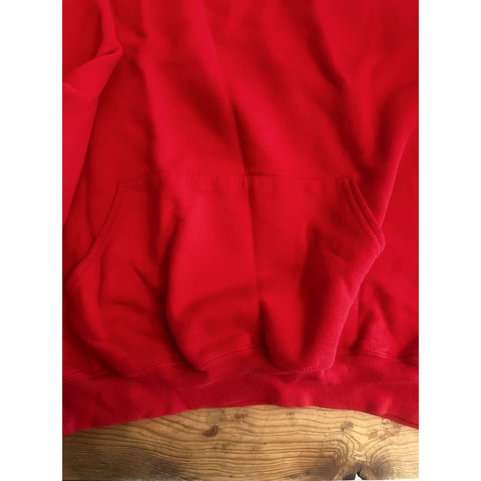Jerzees VINTAGE Jerzees Super Sweats Hoodie XL Red 90s Embroidered Logo Men's Size US XL / EU 56 / 4 - 2 Thumbnail