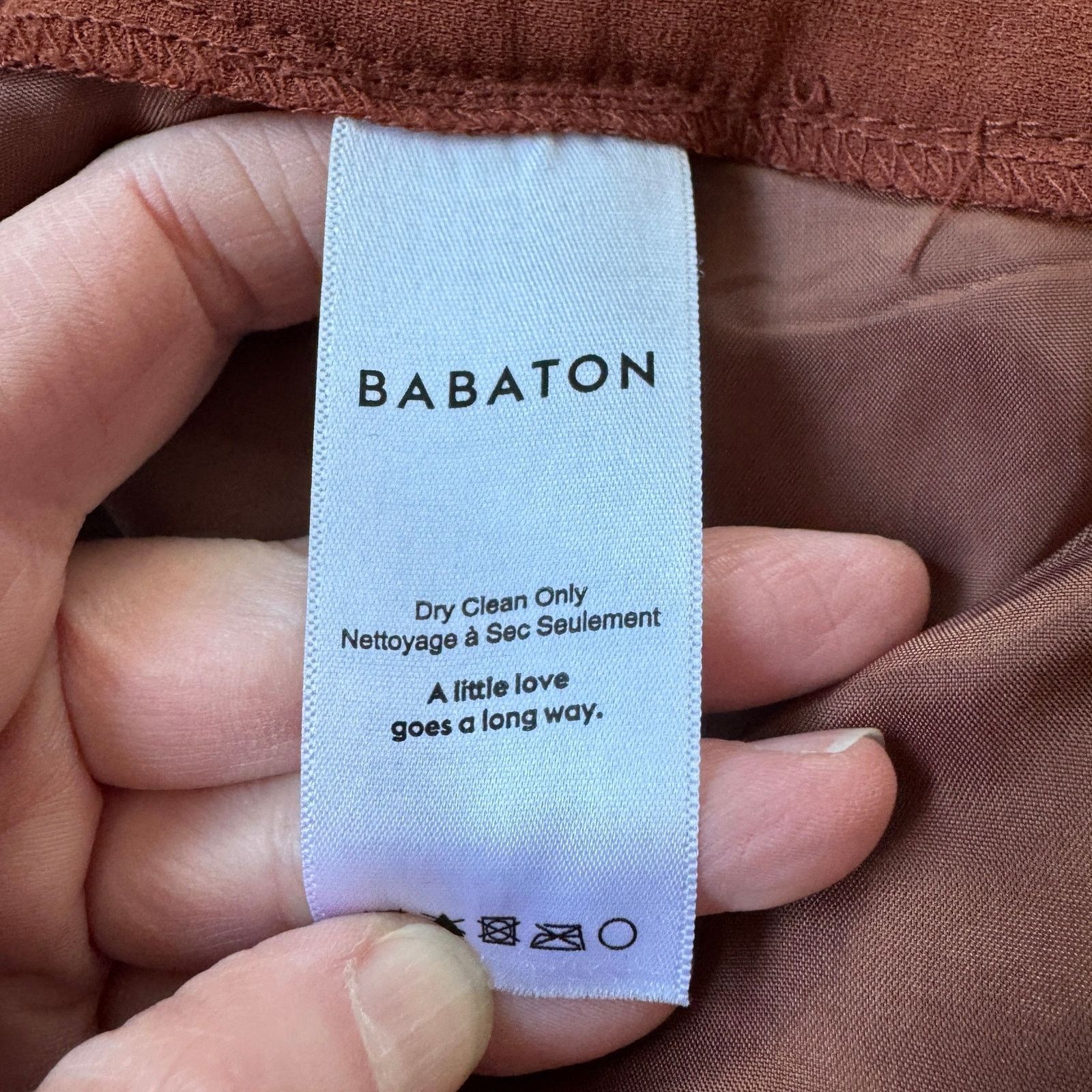 Aritzia Aritzia Babaton Cohen Pant Rust Brown Size 27" / US 4 / IT 40 - 7 Thumbnail