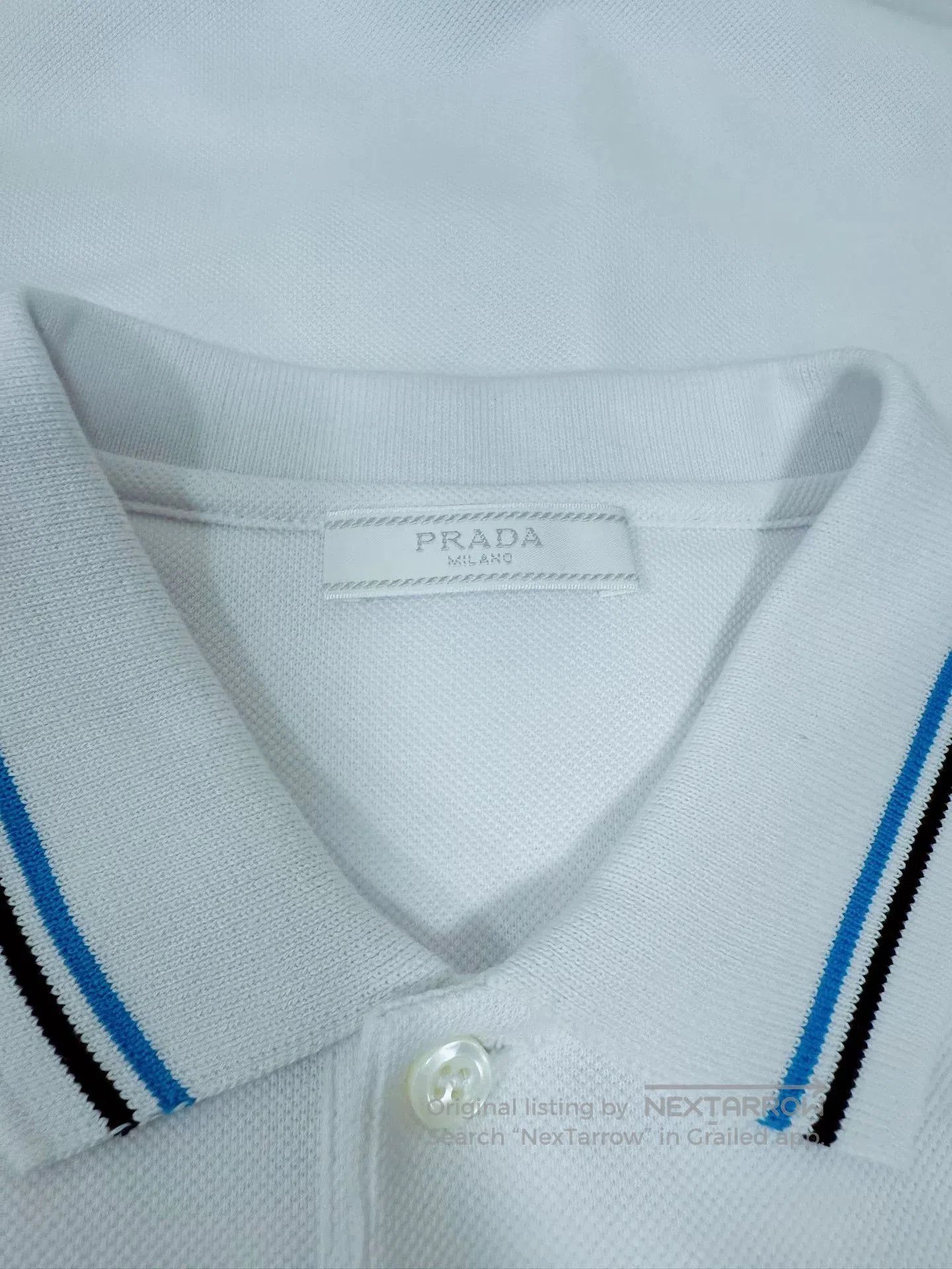 Prada Prada Men's White Short-Sleeve T-Shirt. Size US XL / EU 56 / 4 - 7 Thumbnail