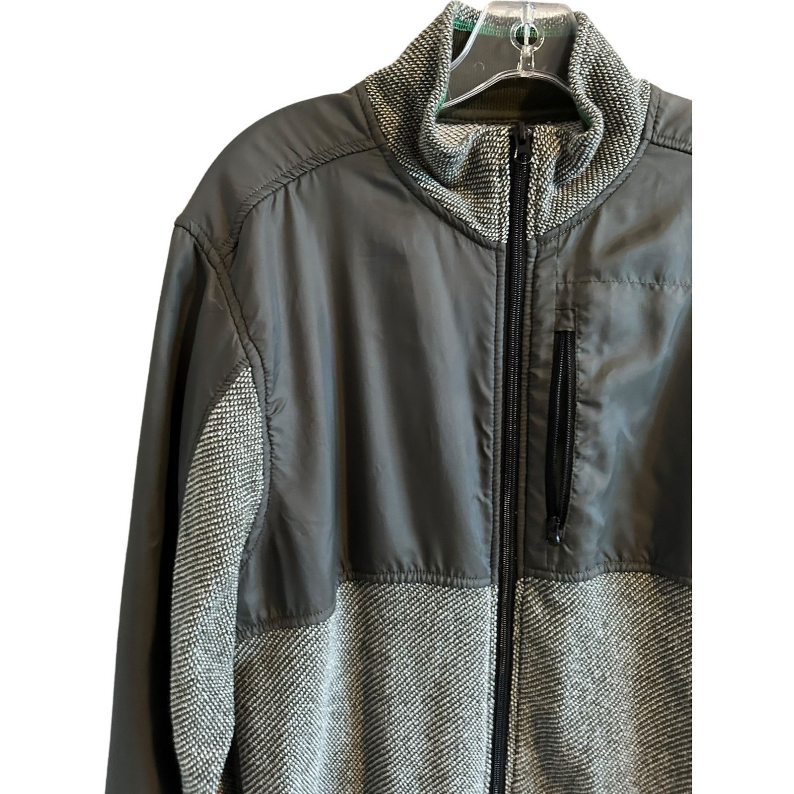 UNIONBAY Unionbay Long Sleeve Zip Up Lightweight Cotton Blend Jacket Size US M / EU 48-50 / 2 - 5 Thumbnail