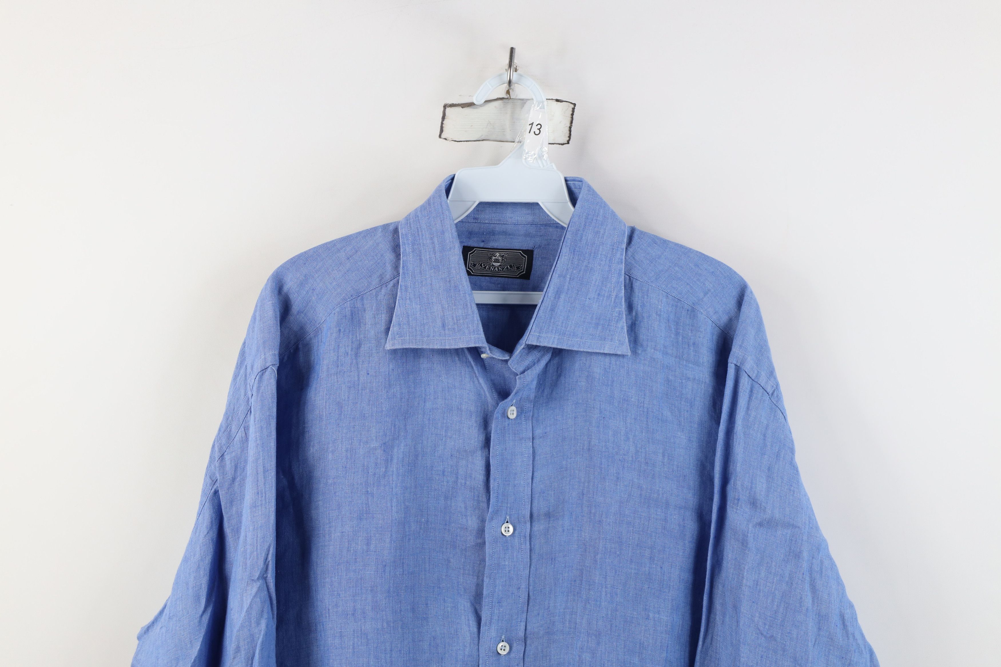 Vintage Vintage 90s Streetwear Long Sleeve Collared Button Shirt Size US L / EU 52-54 / 3 - 2 Thumbnail
