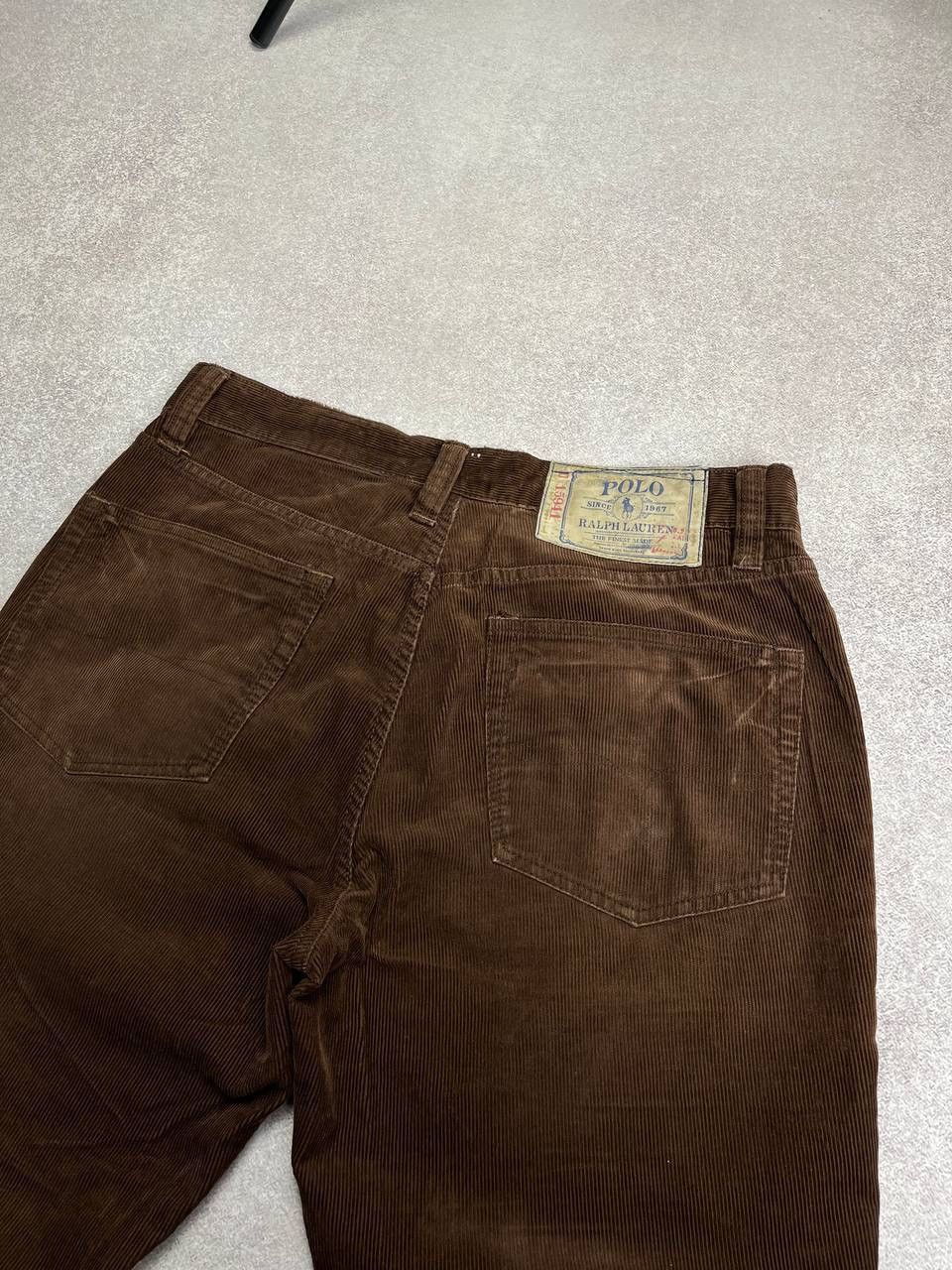 Polo Ralph Lauren Vintage Polo Ralph Lauren Baggy Velvet Flared Pants 31x34 Size US 31 - 9 Thumbnail