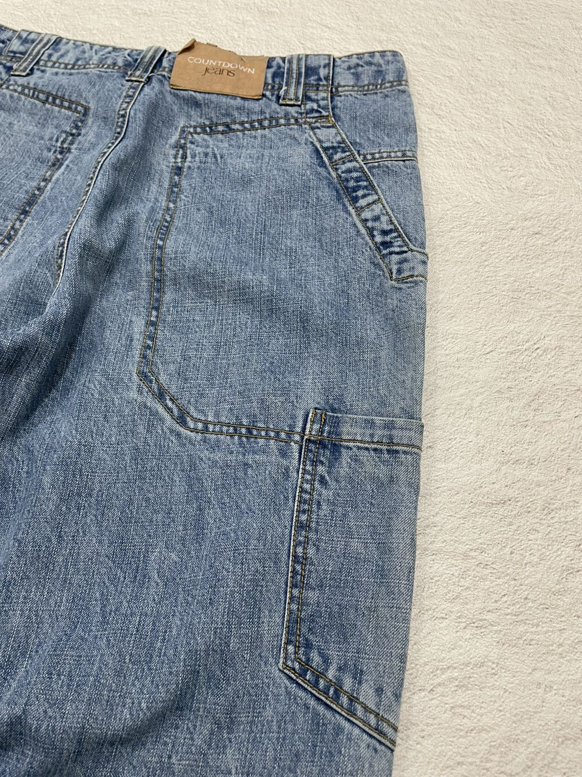 If Six Was Nine 2000s Countdown Light Blue Jeans Y2K Size US 30 / EU 46 - 11 Thumbnail