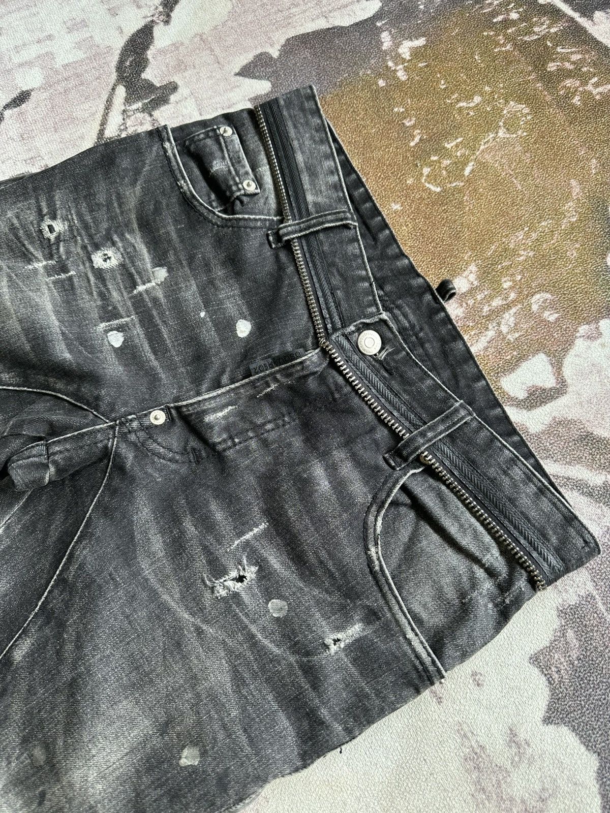 Dsquared2 2016 S/S DSQUARED2 tidy biker cut zipper waist Size US 30 / EU 46 - 7 Thumbnail