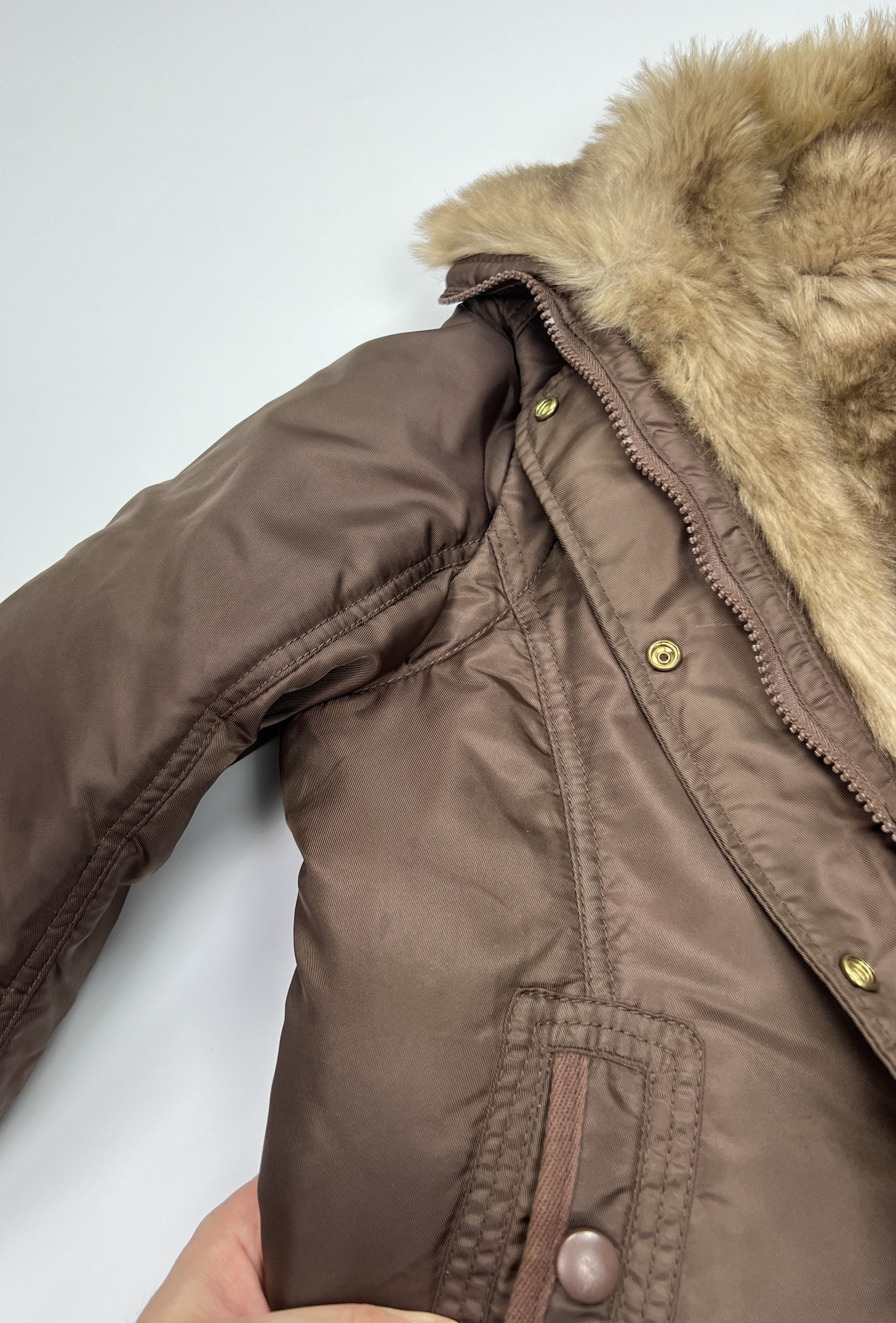 Hysteric Glamour Y2K Style Baby Phat Faux Fur Short Bomber Down Jacket Size S / US 4 / IT 40 - 16 Thumbnail