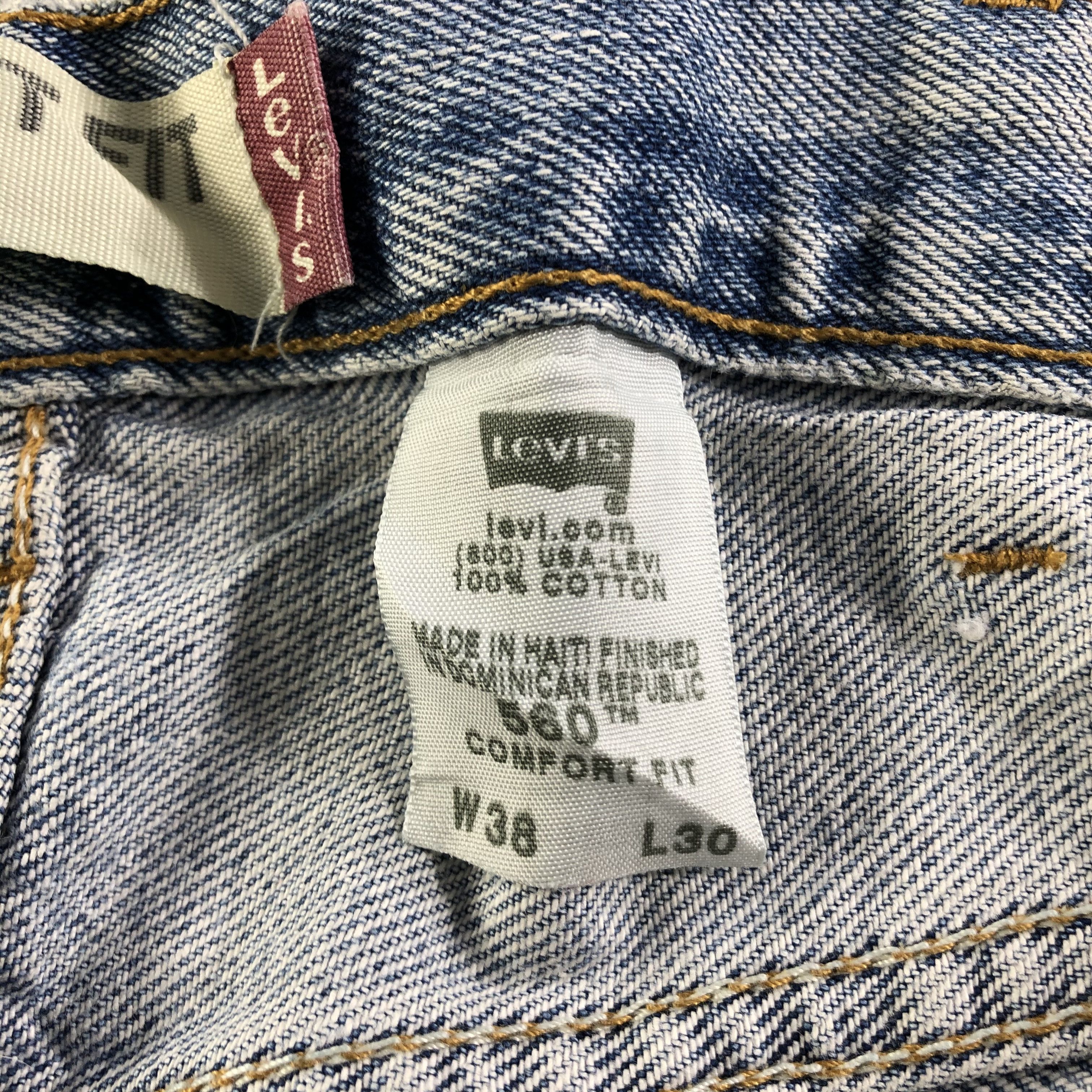 Levi's Vintage Blue Wash Levis 560 Jeans-J3376 Size US 38 / EU 54 - 11 Thumbnail