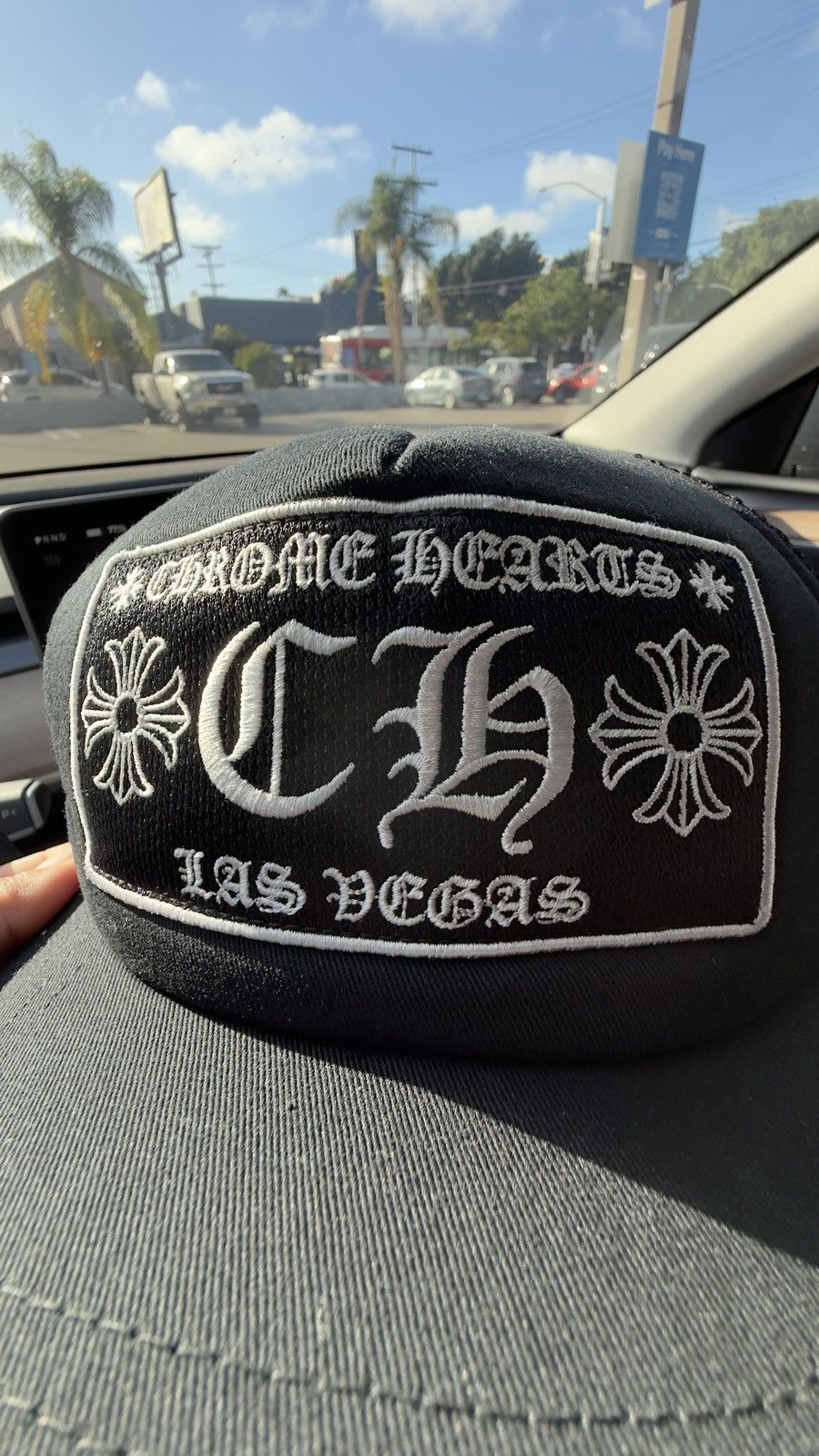 Chrome Hearts Chrome Hearts CH Las Vegas Trucker Hat Size ONE SIZE - 1 Thumbnail