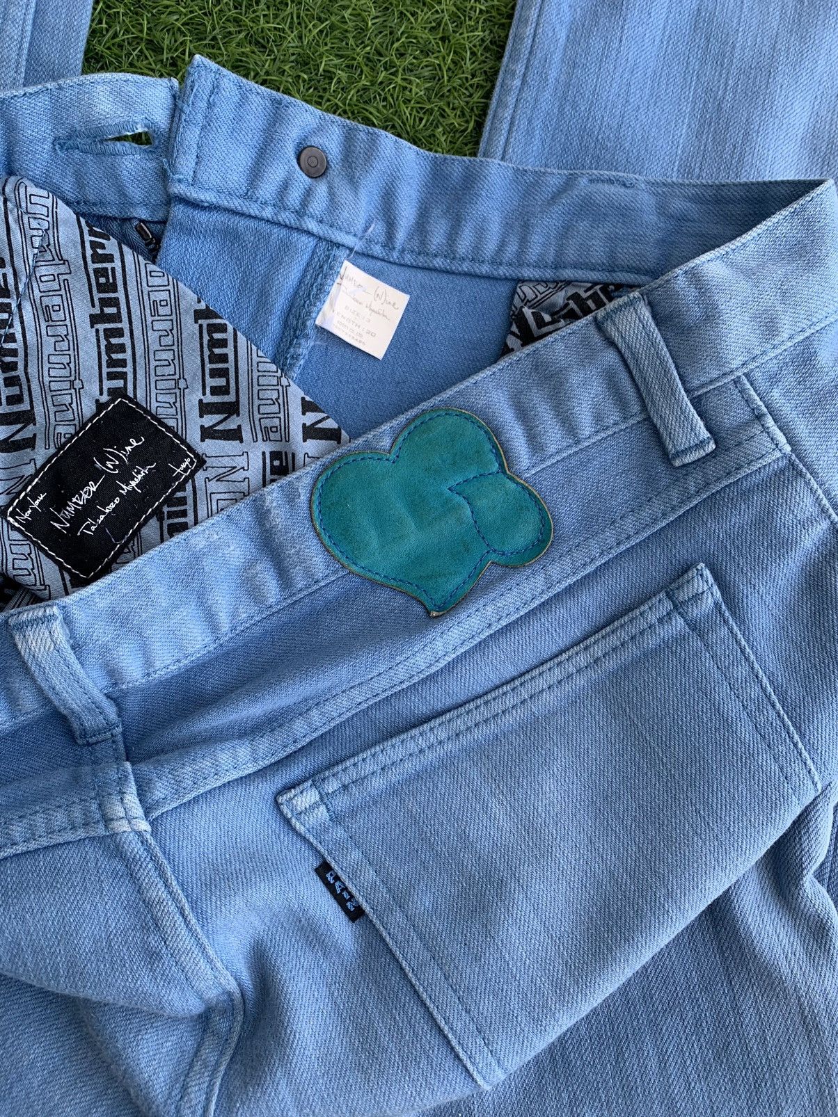Number (N)ine 🔥 Pain Vintage Number (N) Shake Slim fit Jeans Size US 32 / EU 48 - 12 Thumbnail