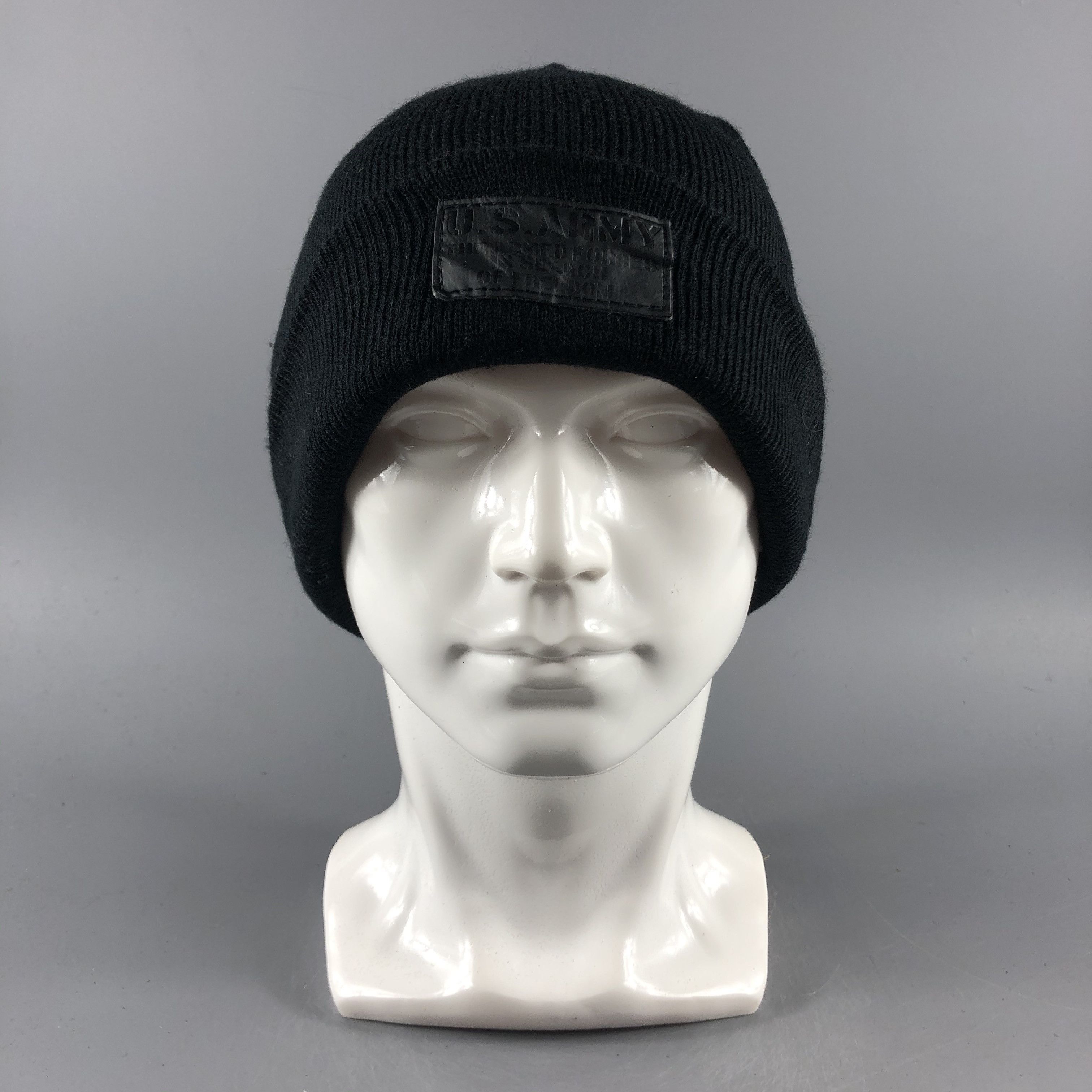 image of Military Hats Us Army Beanie Knit Snow Hat Snow Cap B1163, Men's