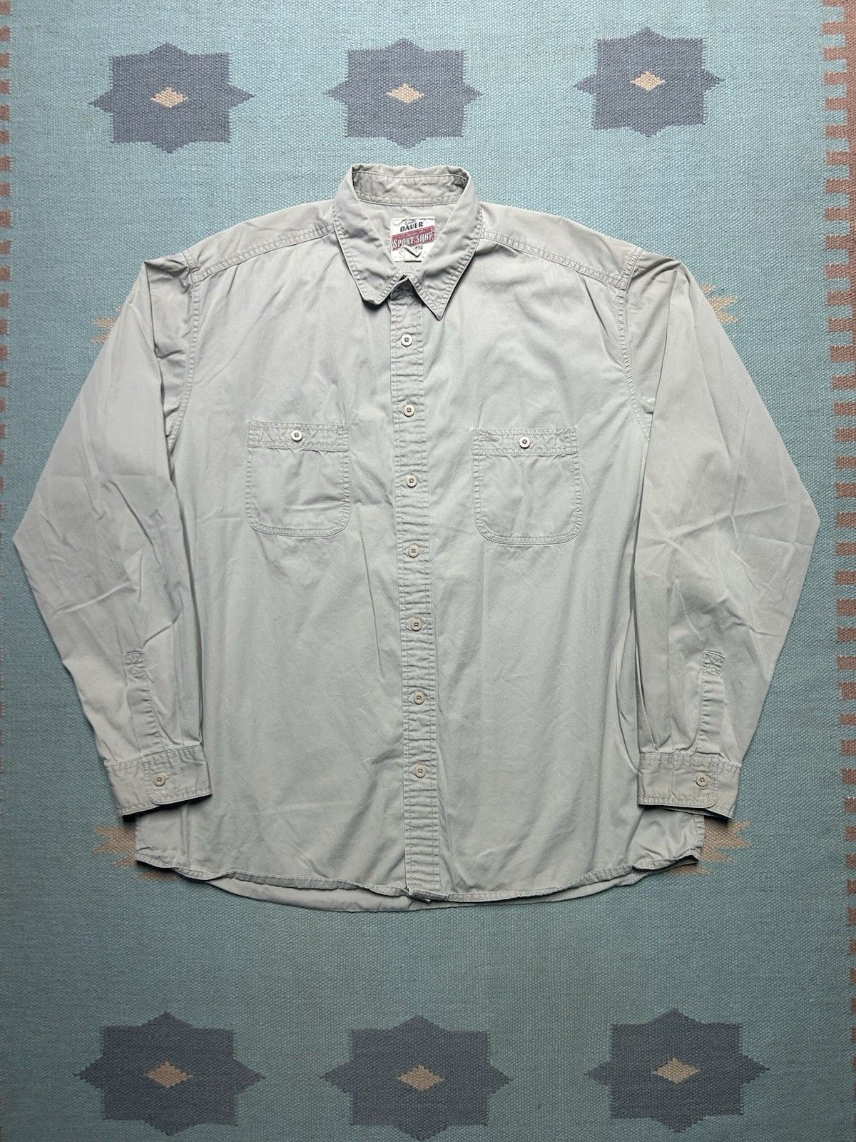 Eddie Bauer Eddie Bauer sport shop button shirt outdoor safari XL tall Size US XL / EU 56 / 4 - 1 Thumbnail