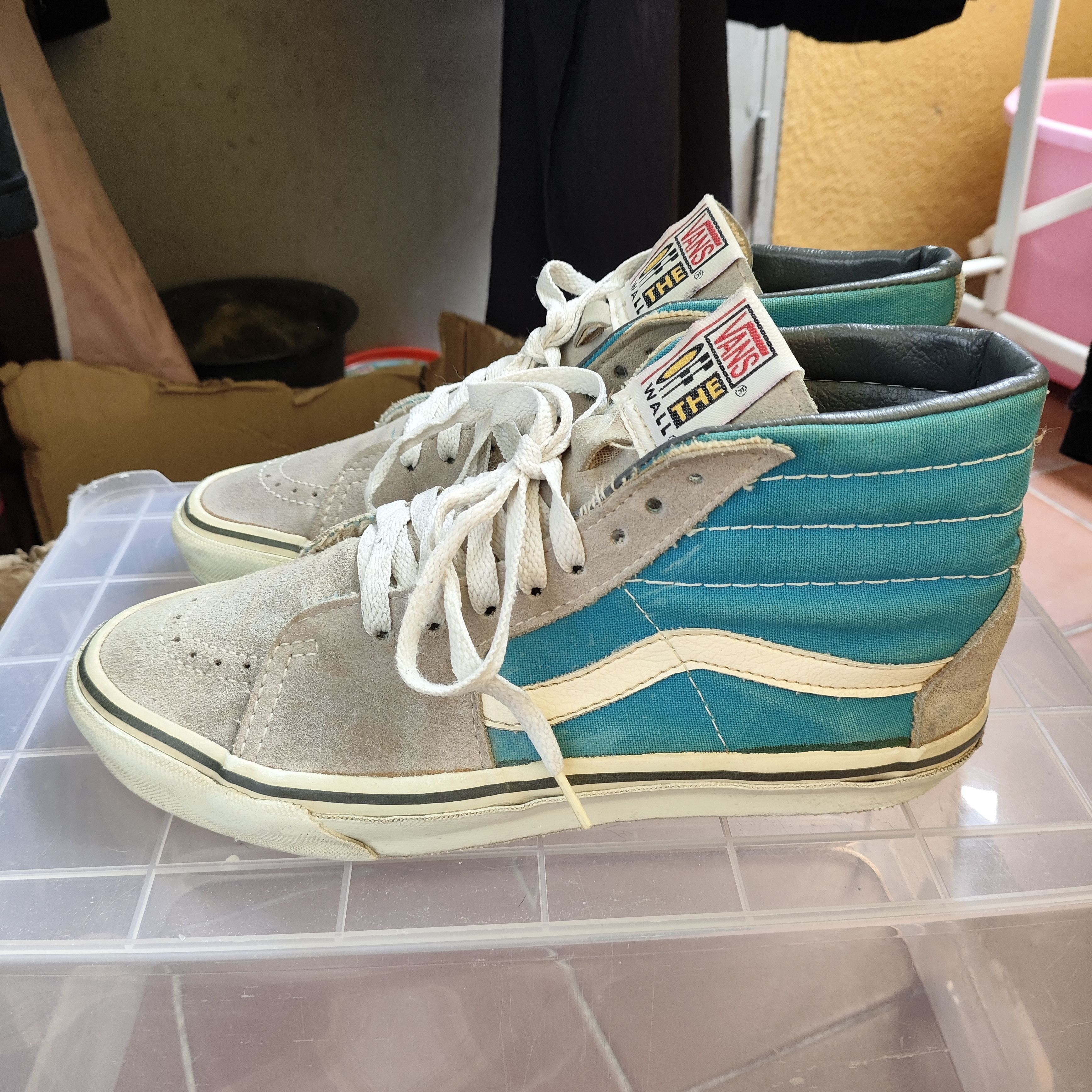 Vans × Vintage 80/90s Vintage Vans Sk8 Hi - Made In USA Size US 8 / EU 41 - 2 Thumbnail