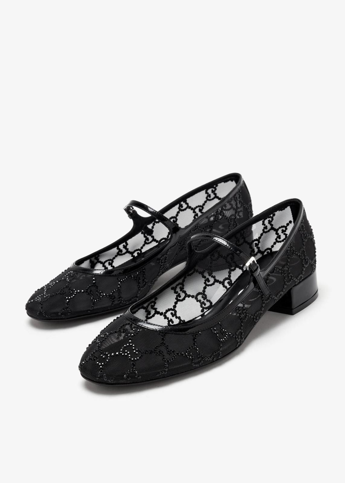 Gucci Gucci GG Crystal Ballet Flats Size US 7.5 / IT 37.5 - 2 Thumbnail